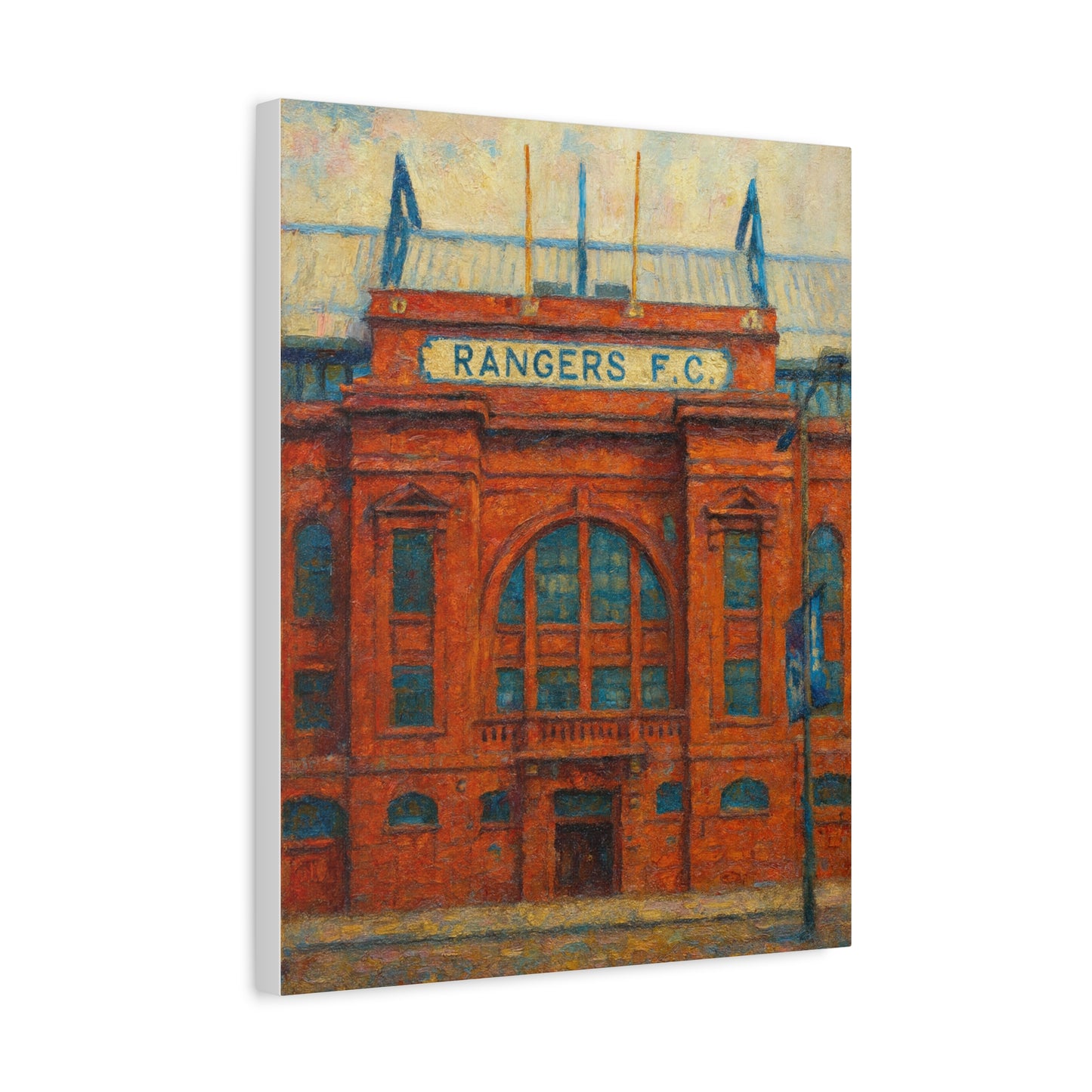 Ibrox Stadium Rangers FC Canvas Wall Art