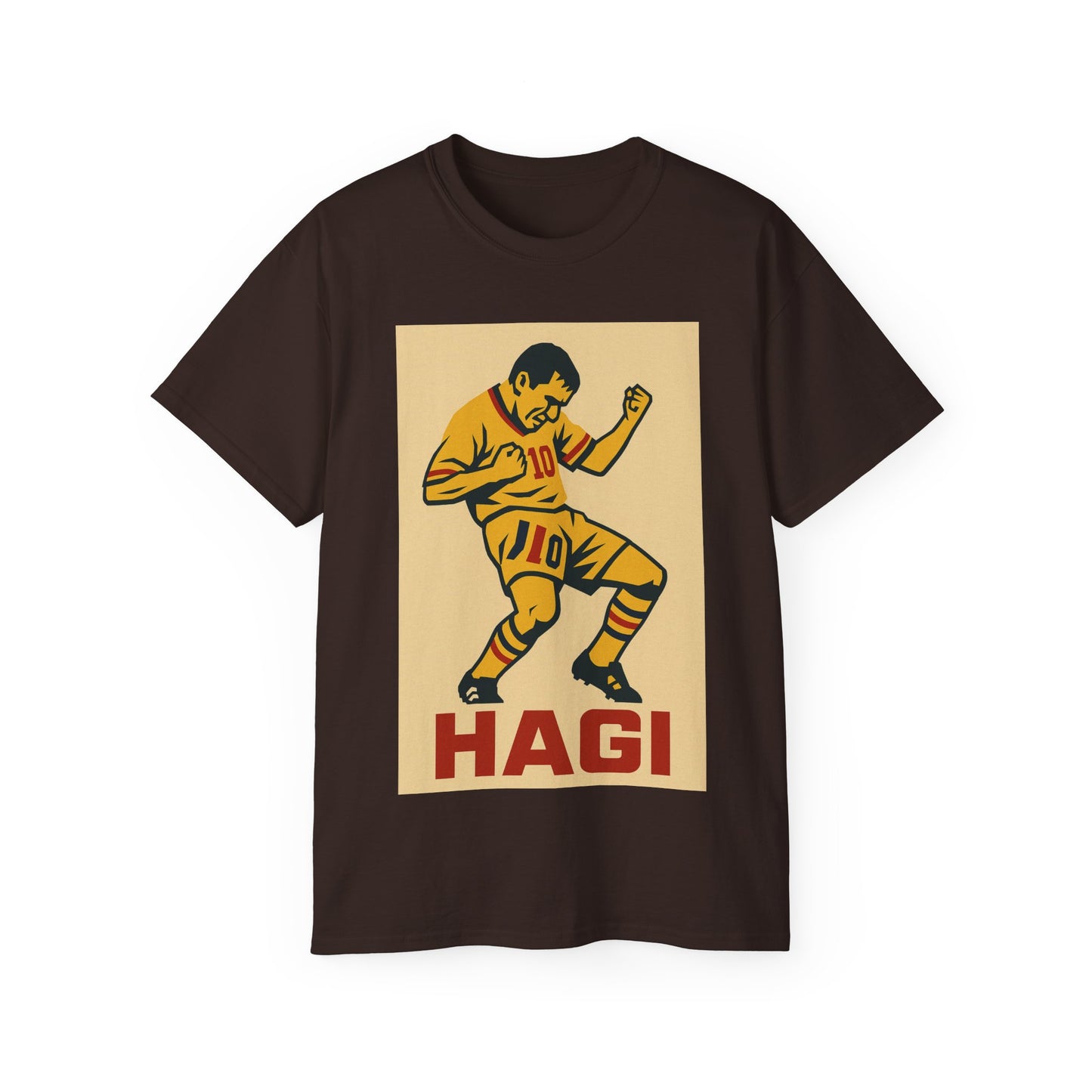 Gheorghe Hagi Propaganda Poster - Romania
