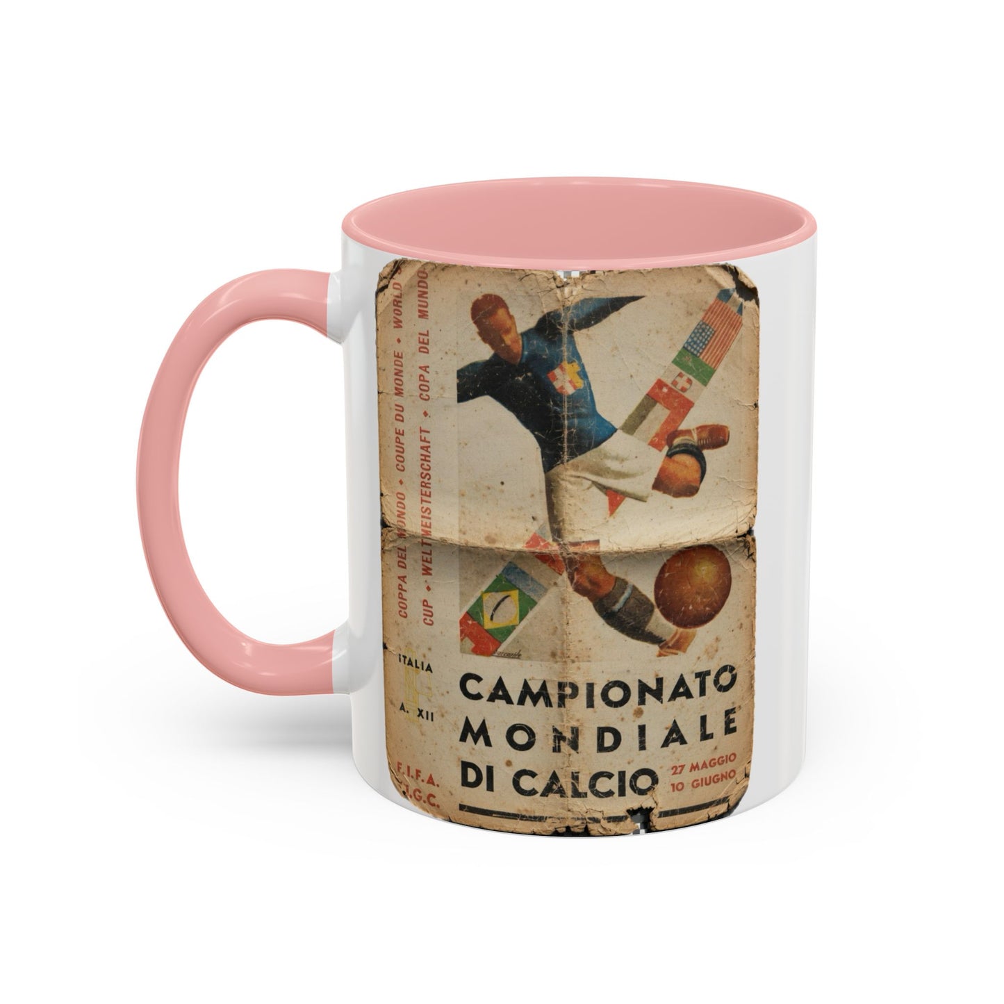 Italy 1934 World Cup Poster Coffee Mug (11, 15oz)