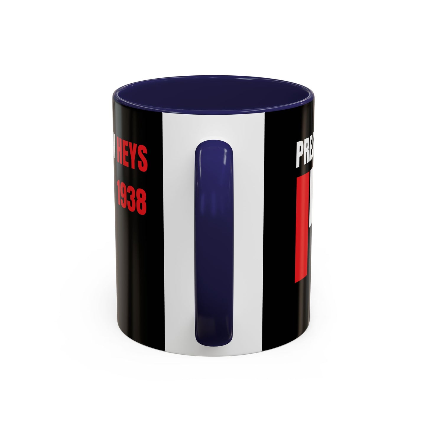 Prestwich Heys Stripes Accent Coffee Mug (11, 15oz)