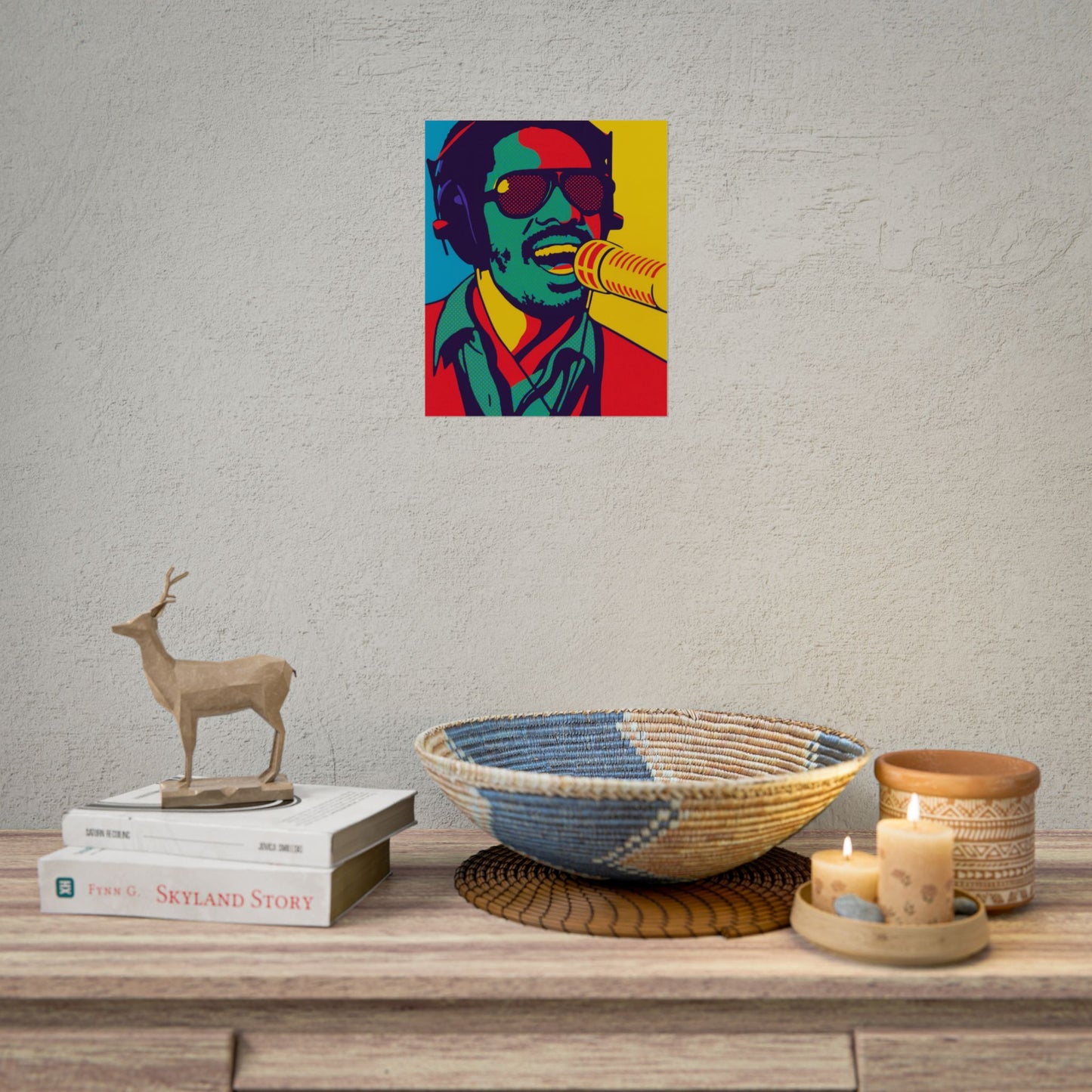 Stevie Wonder Pop Art Poster