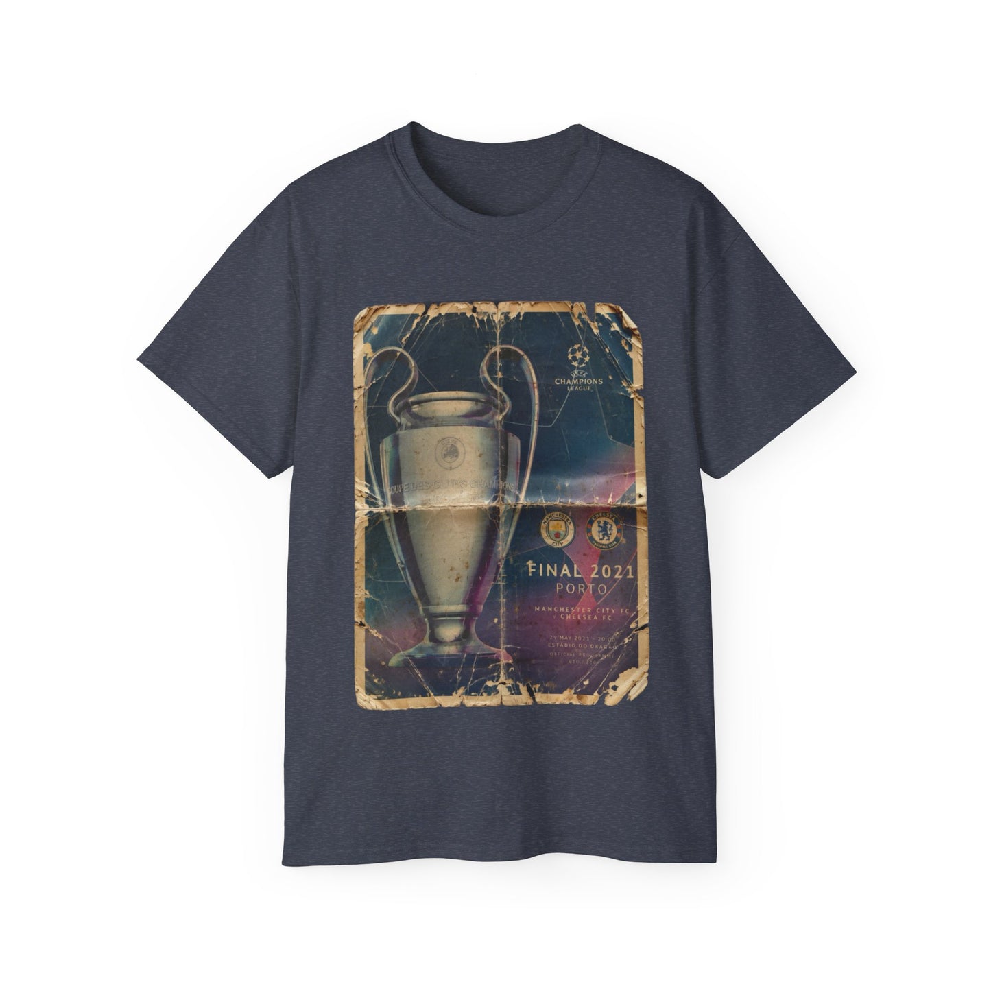 2021 UCL Final Chelsea Manchester City Poster Unisex Ultra Cotton Tee