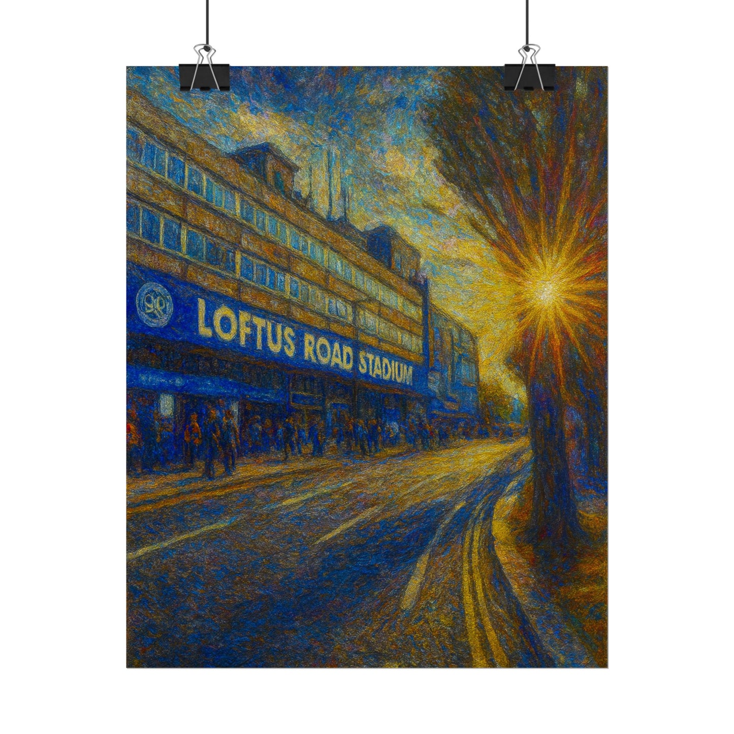 Queens Park Rangers Loftus Road Stadium Rolled Poster