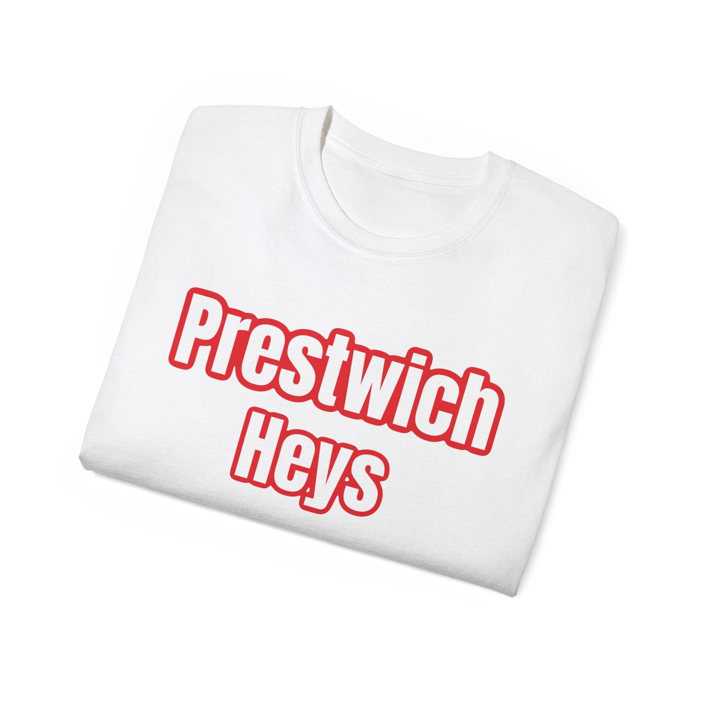 Prestwich Heys Est. 1938 Red on Black