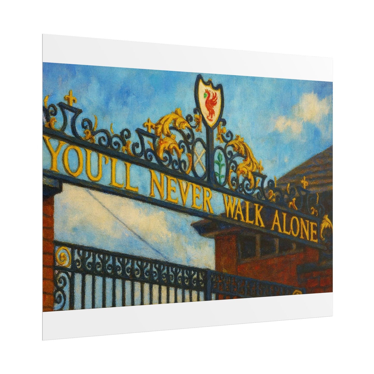 Liverpool FC Shankly Gates Art Poster