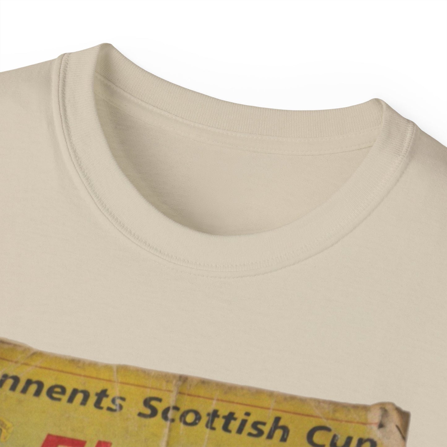 1997 Scottish Challenge Cup Final Programme Poster Unisex Ultra Cotton Tee