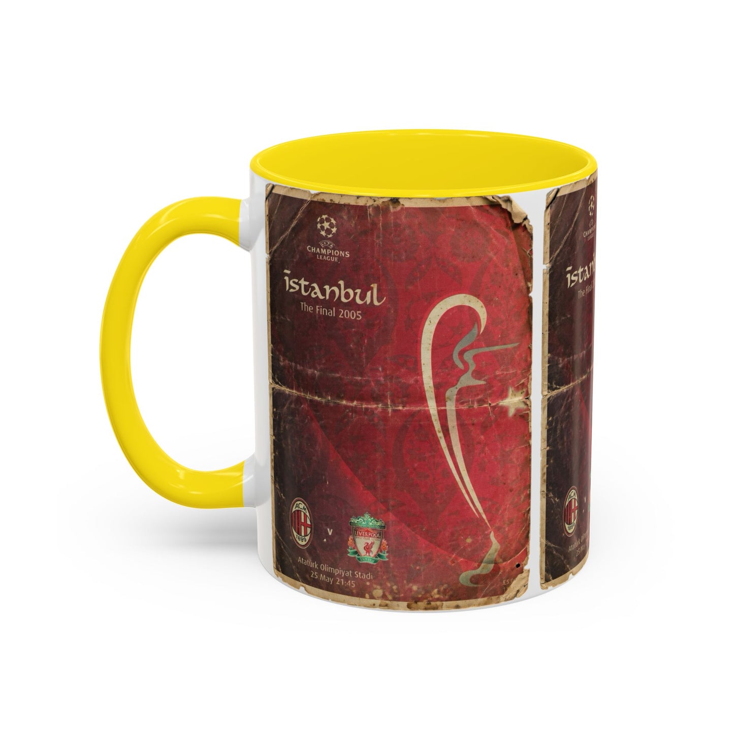 2005 UCL Final Liverpool AC Milan Poster Coffee Mug (11, 15oz)