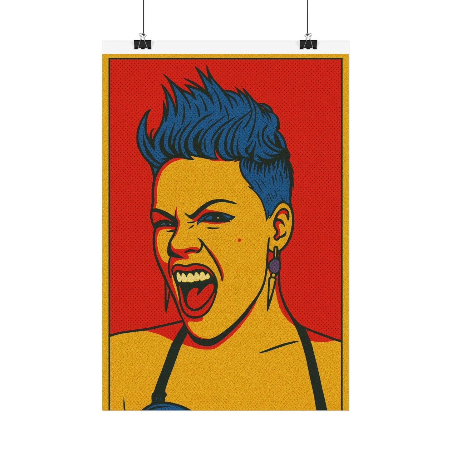 Pink Pop Art Poster