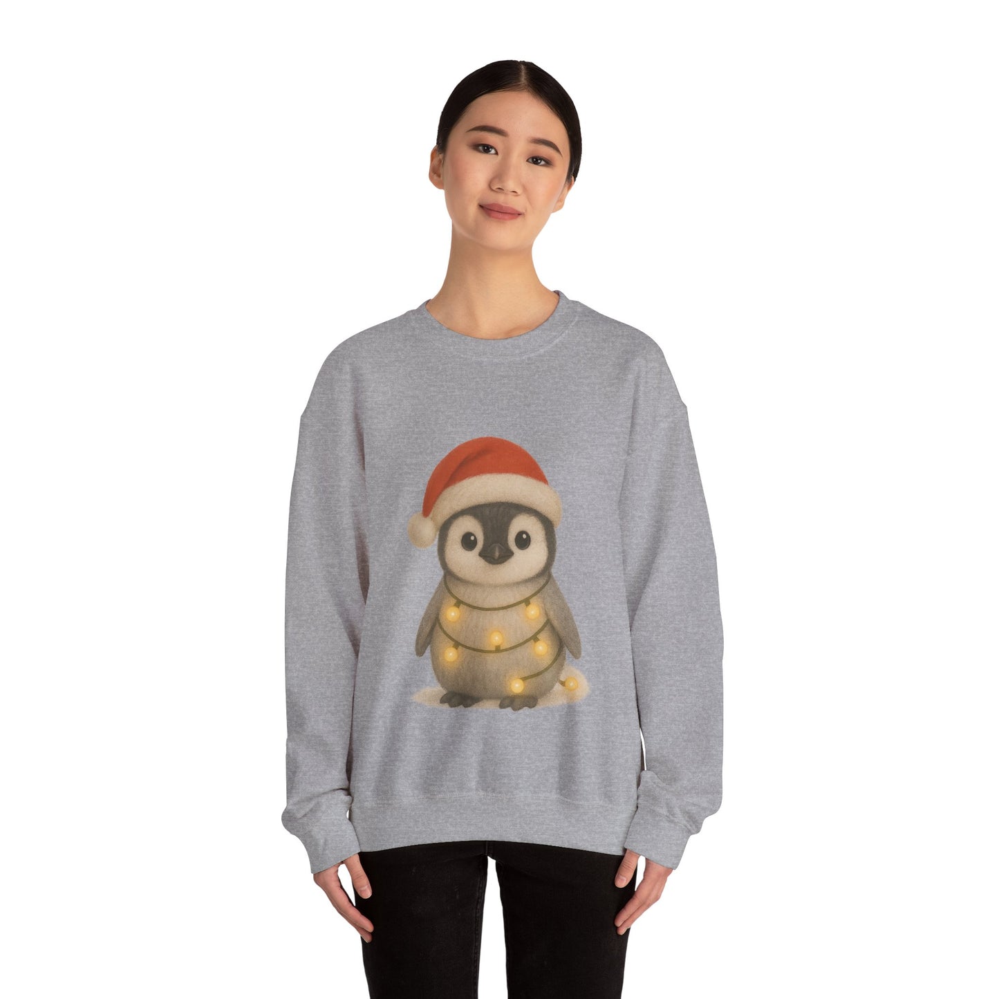 Cozy Penguin Chick Christmas Jumper