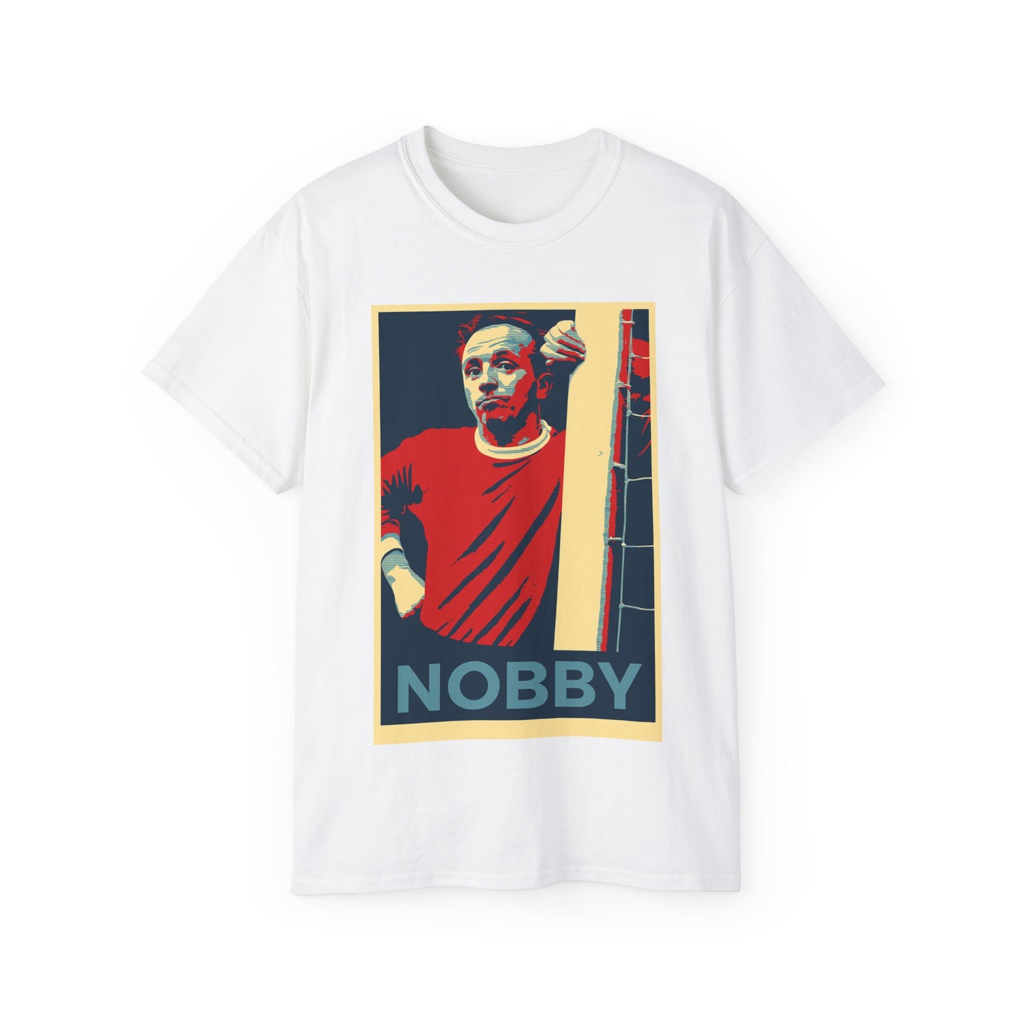 Nobby Stiles Hope Poster T-Shirt - Manchester United