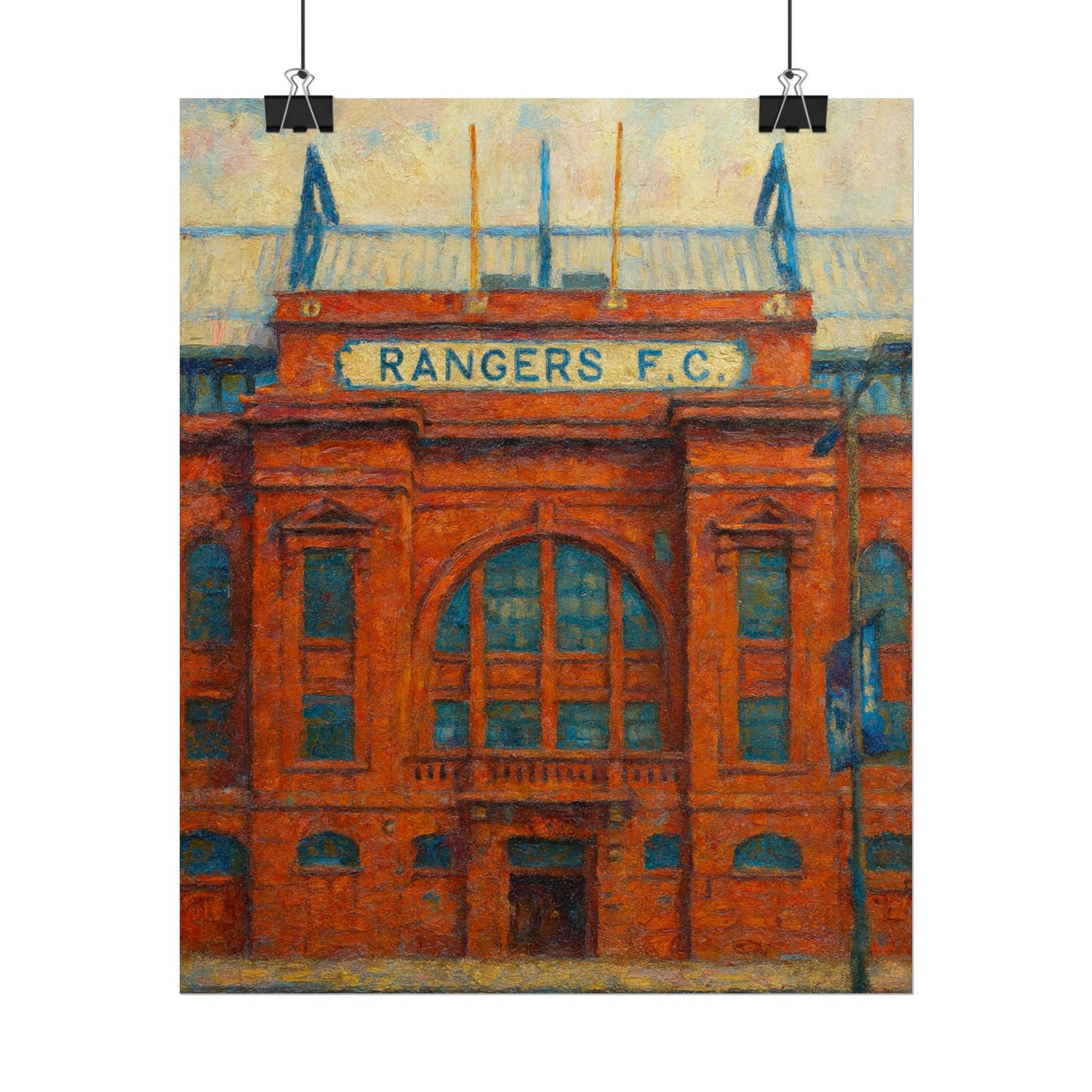 Ibrox Stadium Rangers FC Rolled Posters