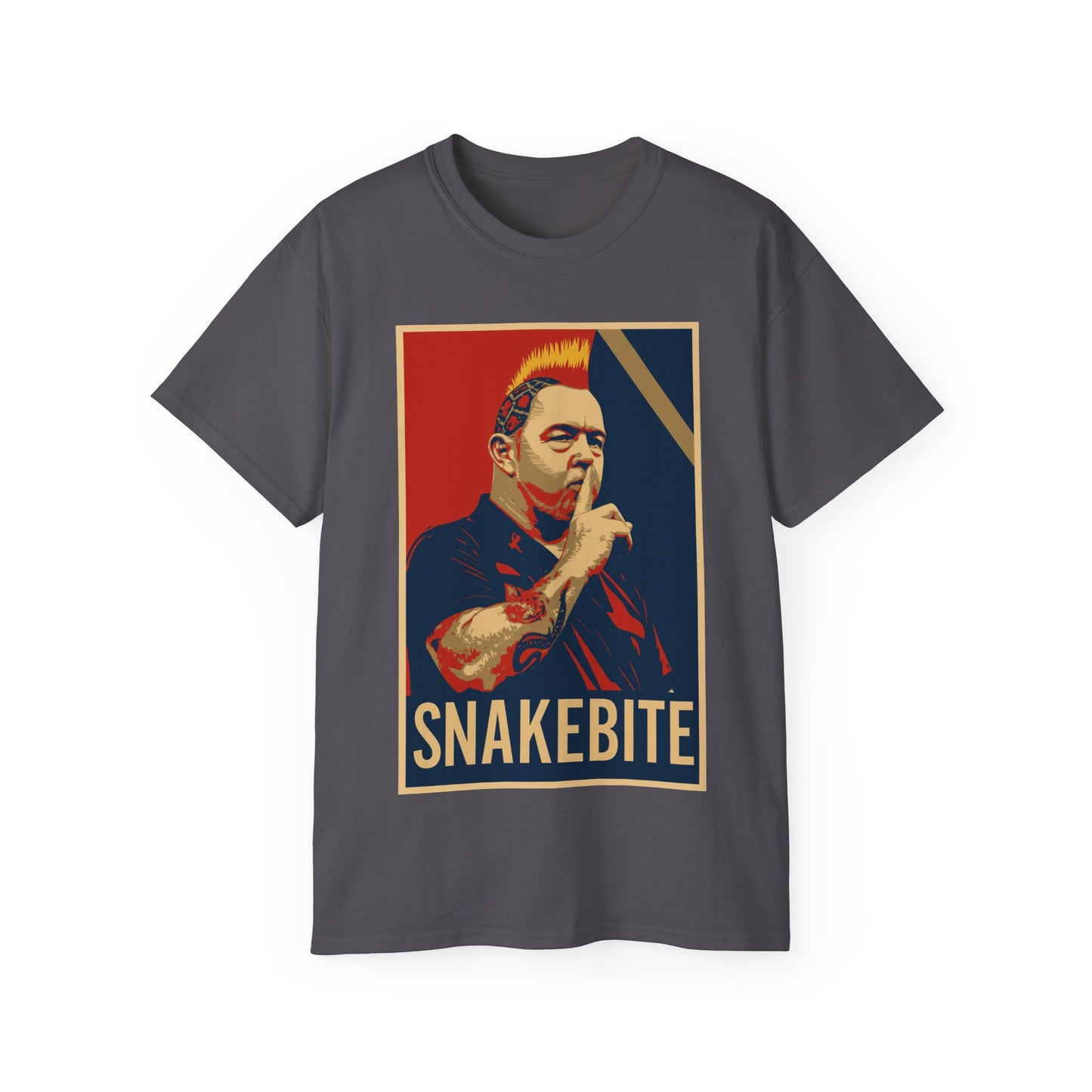 Peter Wright Snakebite Shhh Darts T-Shirt