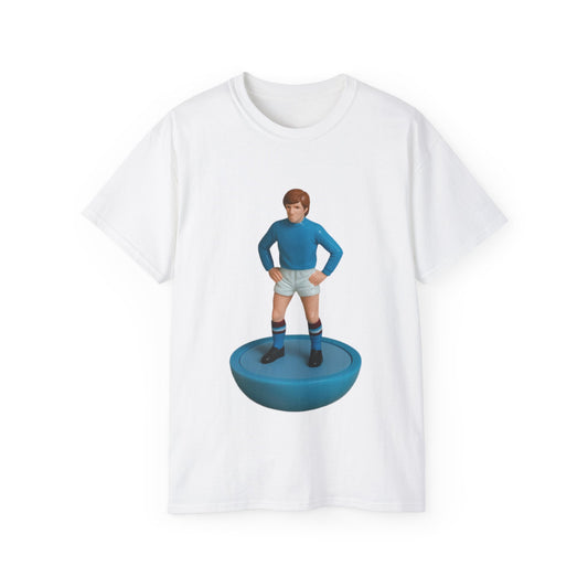 Colin Bell Cartoon Subbuteo T-Shirt - Manchester City