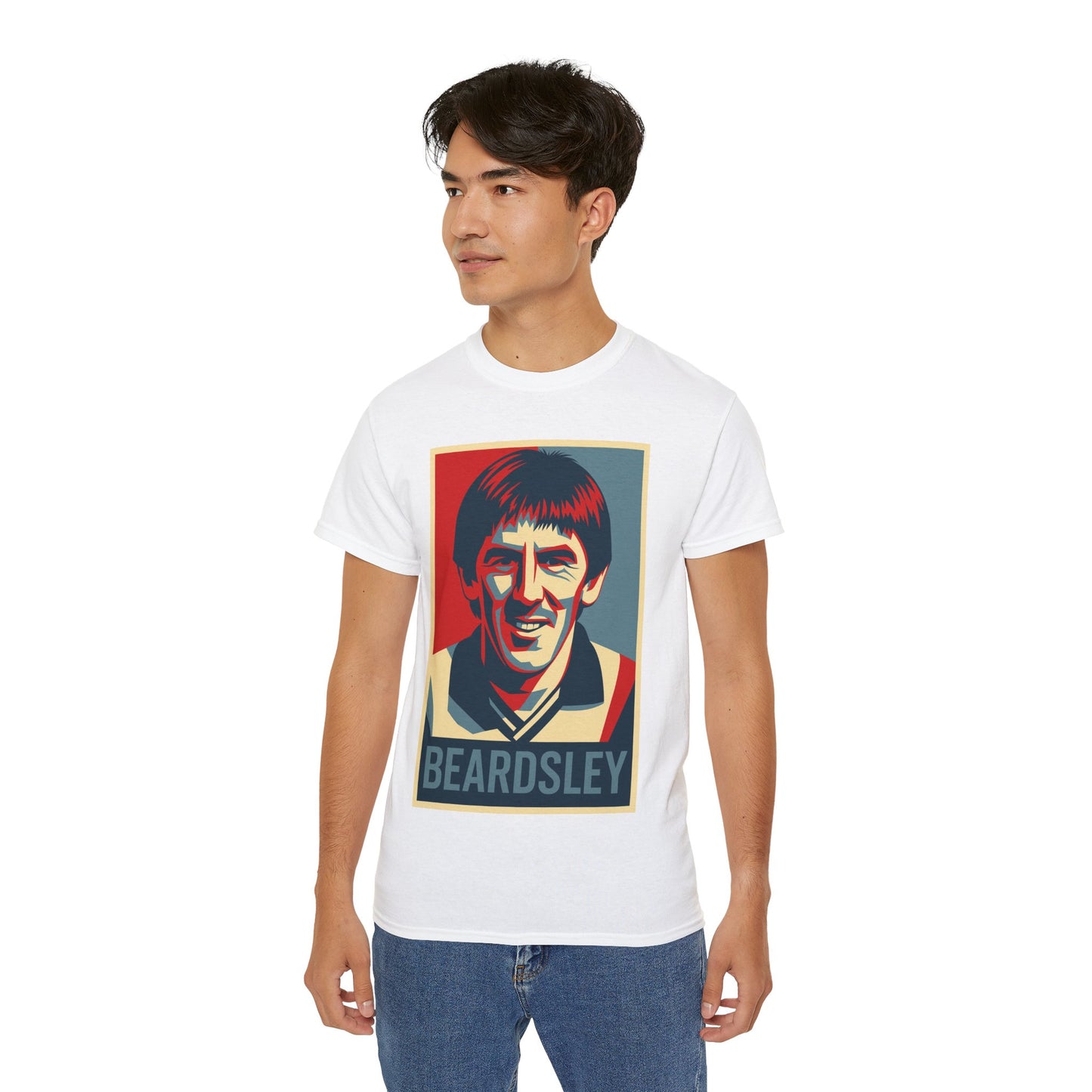 Peter Beardsley Hope Poster T-Shirt - Newcastle United