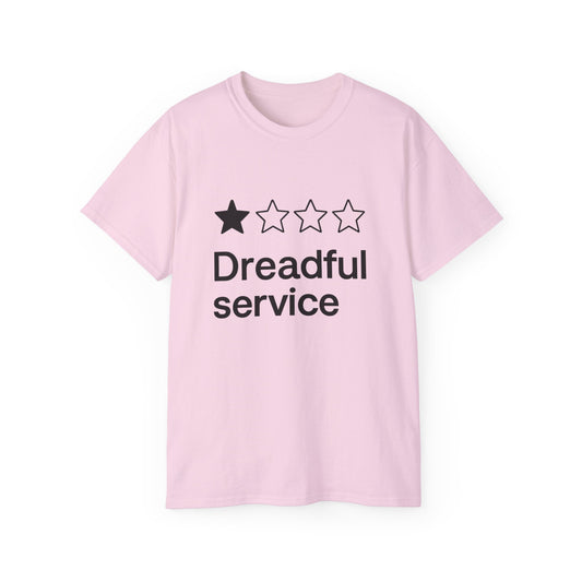 One Star Dreadful Service T-Shirt