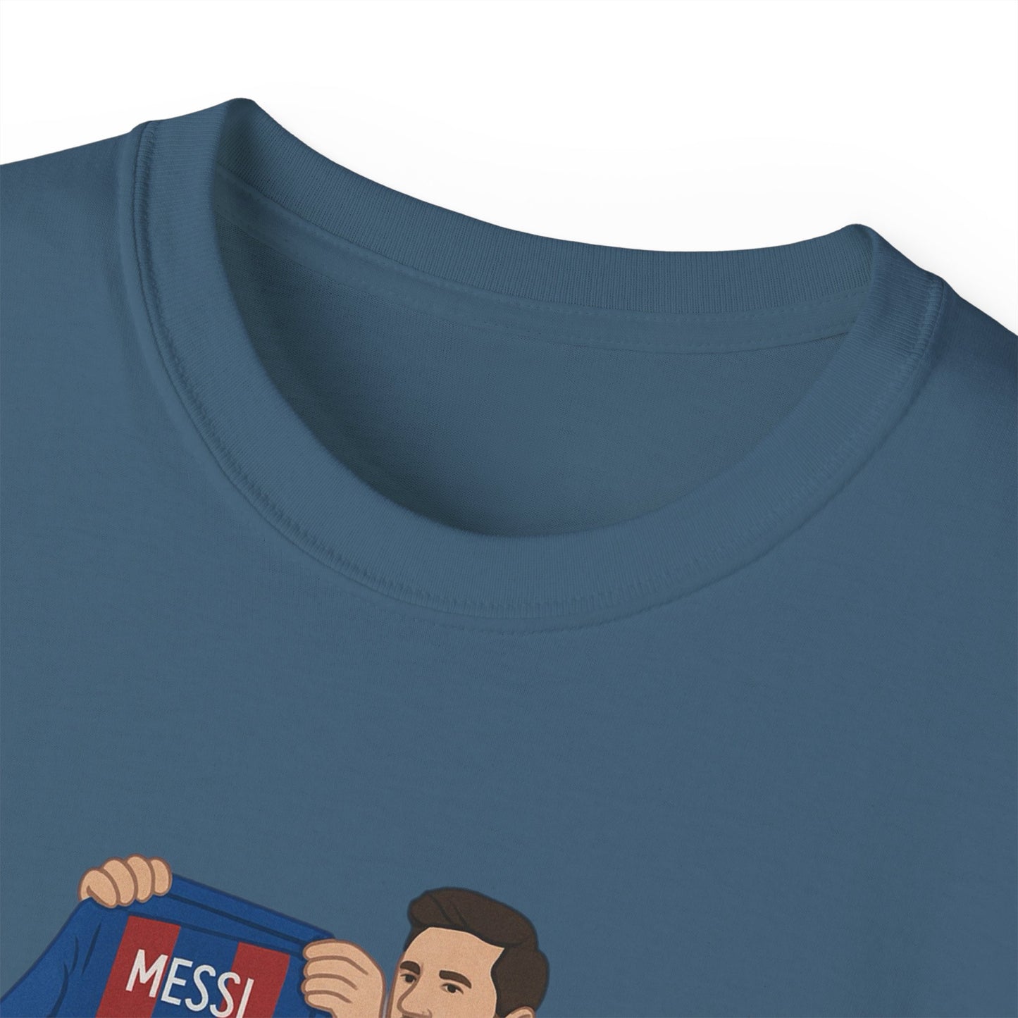 Lionel Messi Cartoon Subbuteo T-Shirt - Barcelona