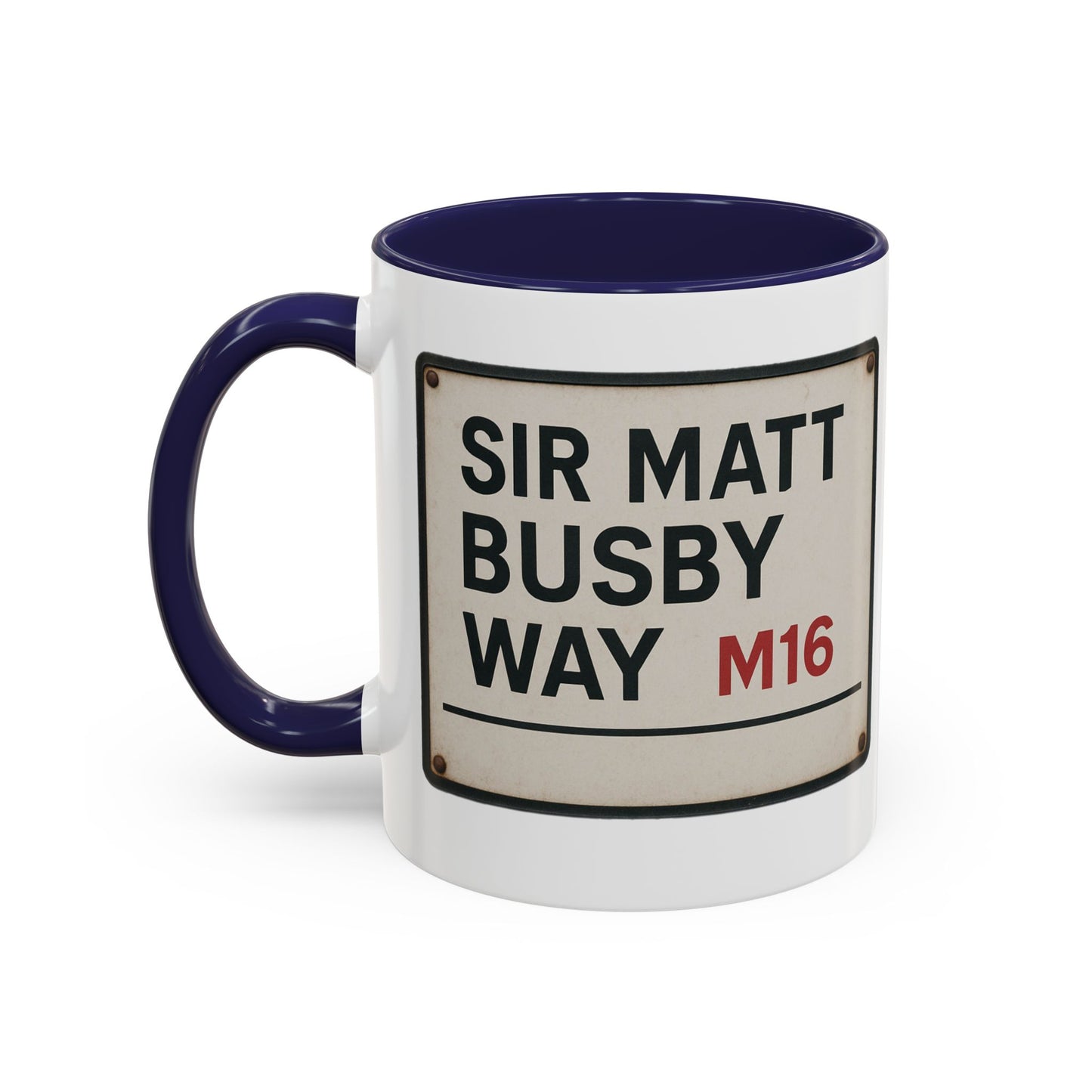 Sir Matt Busby Way Manchester United Mug