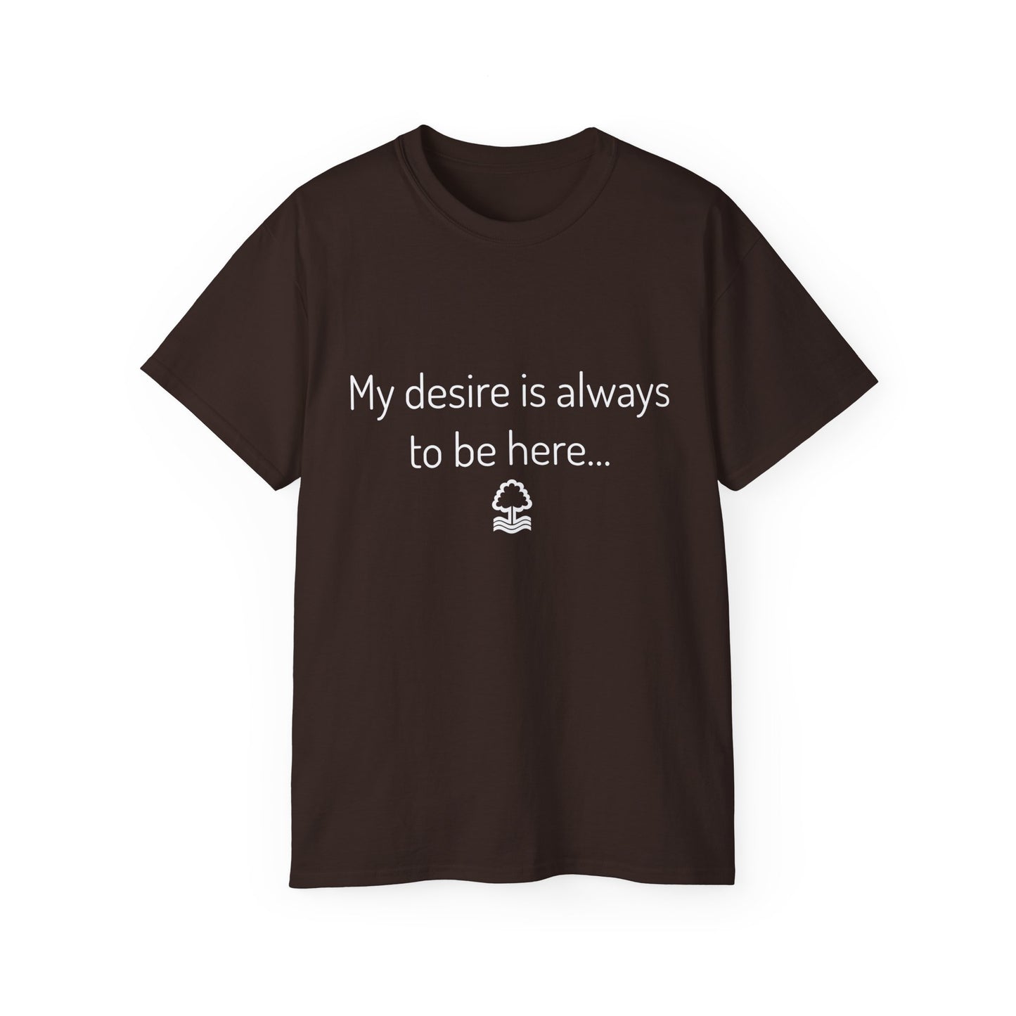 My Desire Is Always to Be Here Nottingham Forest T-Shirt