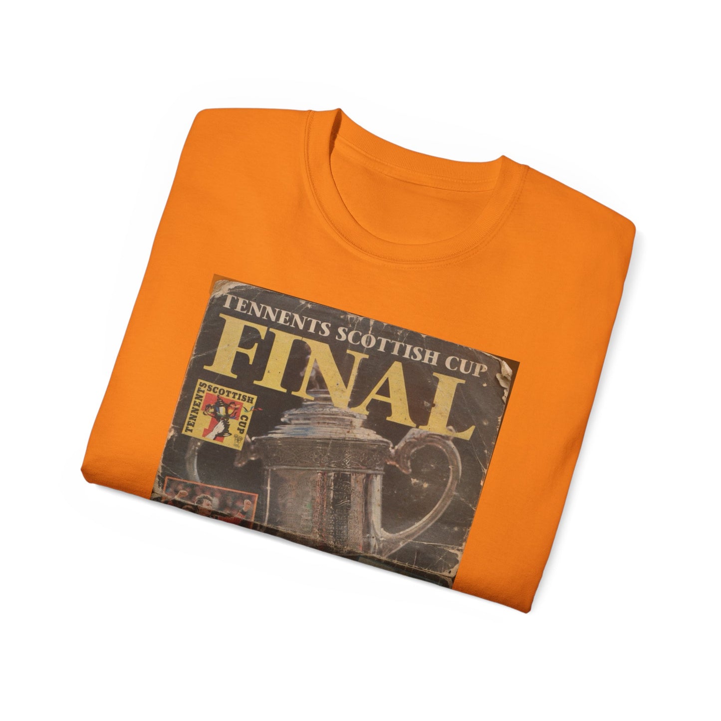 1994 Scottish Challenge Cup Final Dundee United Rangers Programme Poster Unisex Ultra Cotton Tee