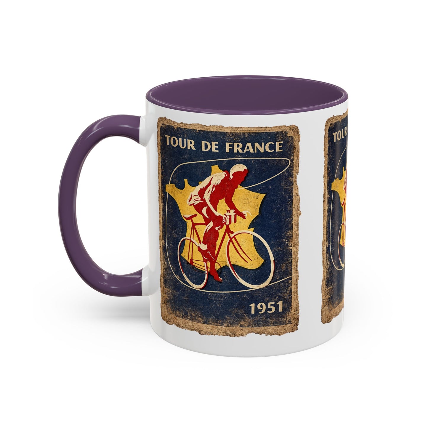 Tour de France 1951 Poster  Coffee Mug (11, 15oz)