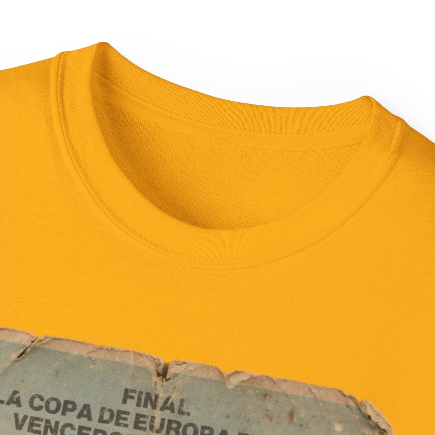 1983 European Cup Winners Cup Final Aberdeen Real Madrid Poster Unisex Ultra Cotton Tee