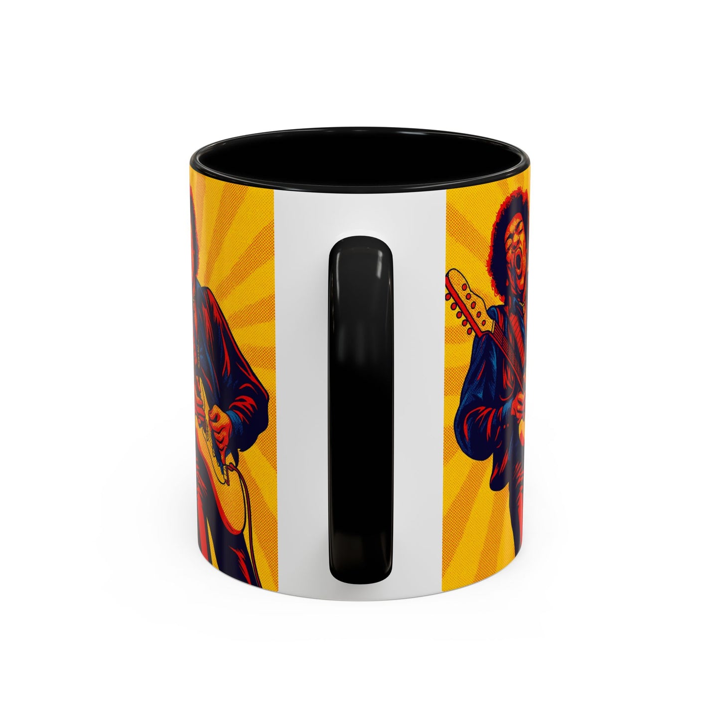 Jimi Hendrix Guitar Pop Art Mug