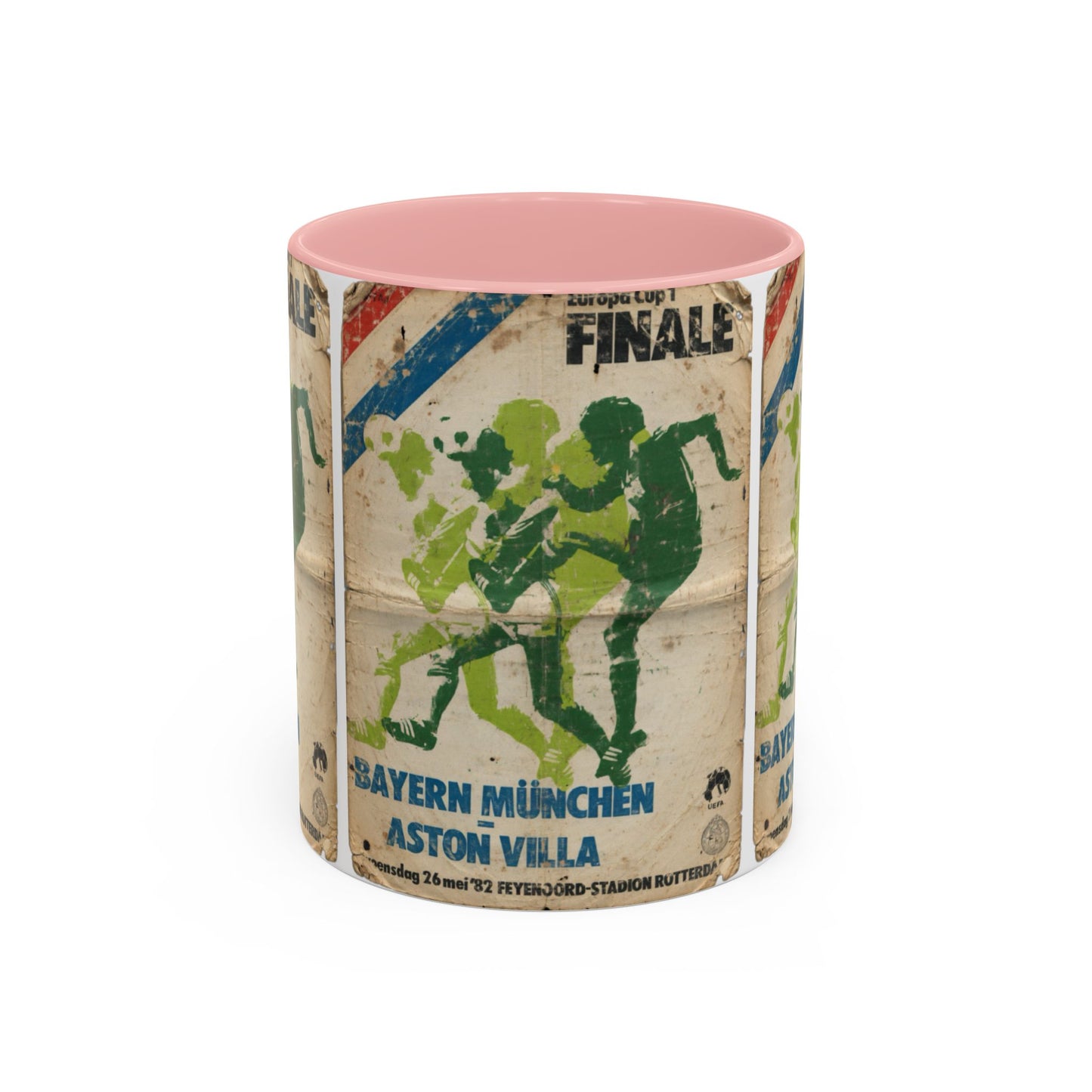 1982 European Cup Final Aston Villa Bayern Munich Poster Coffee Mug (11, 15oz)