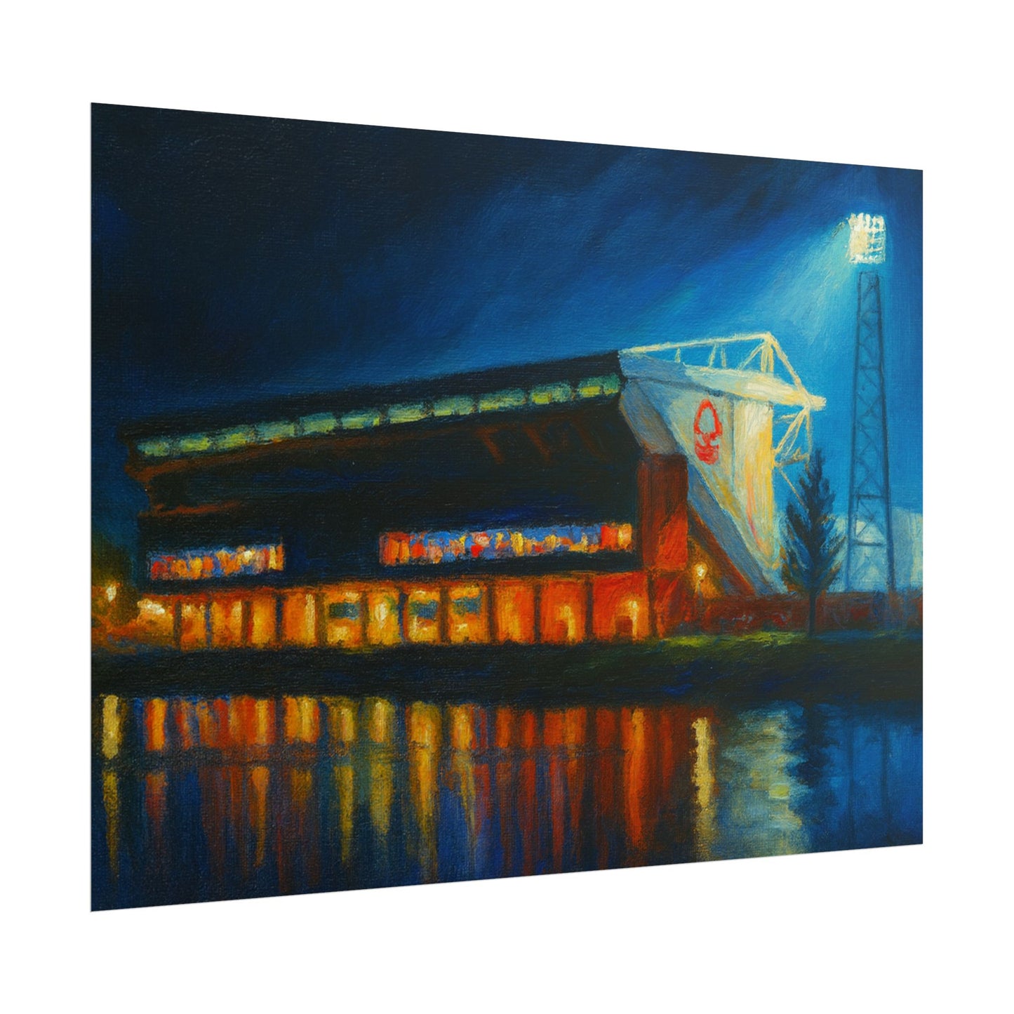 Nottingham Forest City Ground Art Poster