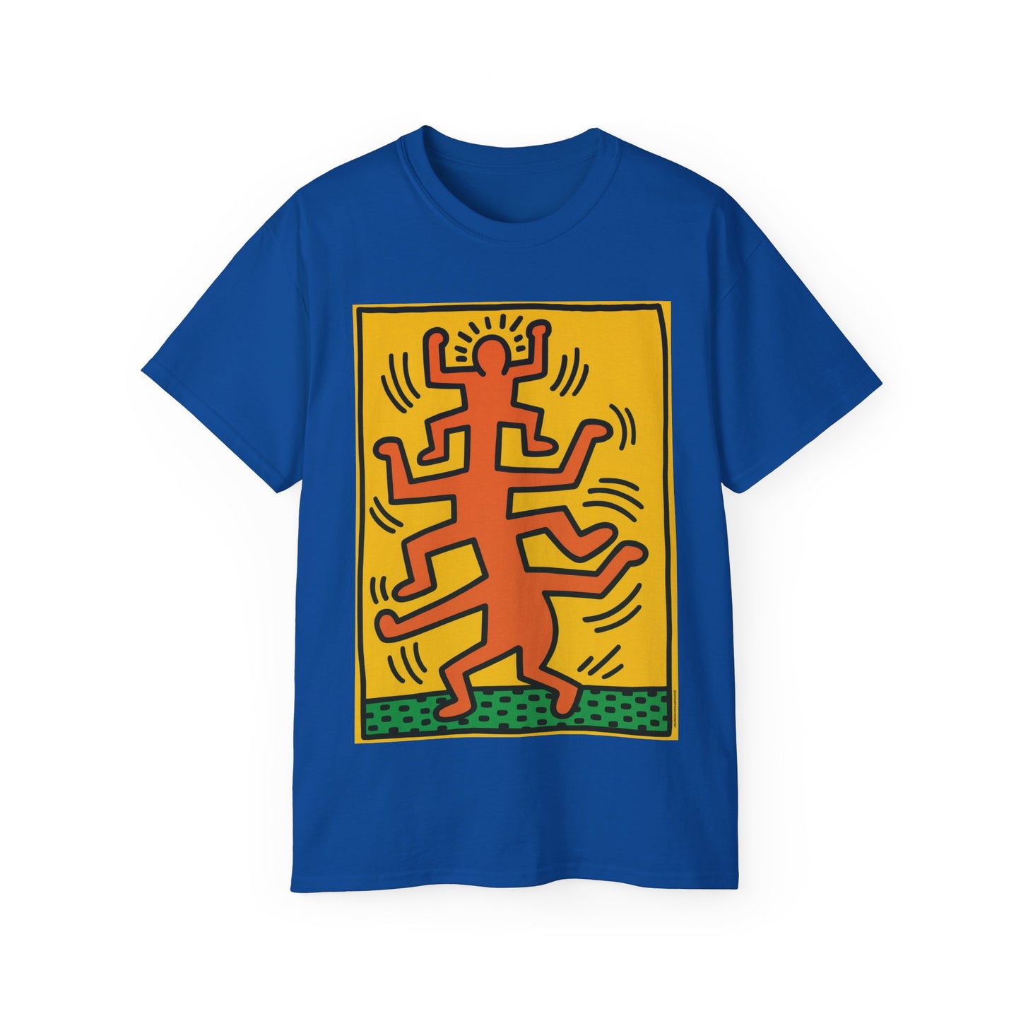 Keith Haring Plate No. 1 (from the Growing suite) Orange T-Shirt