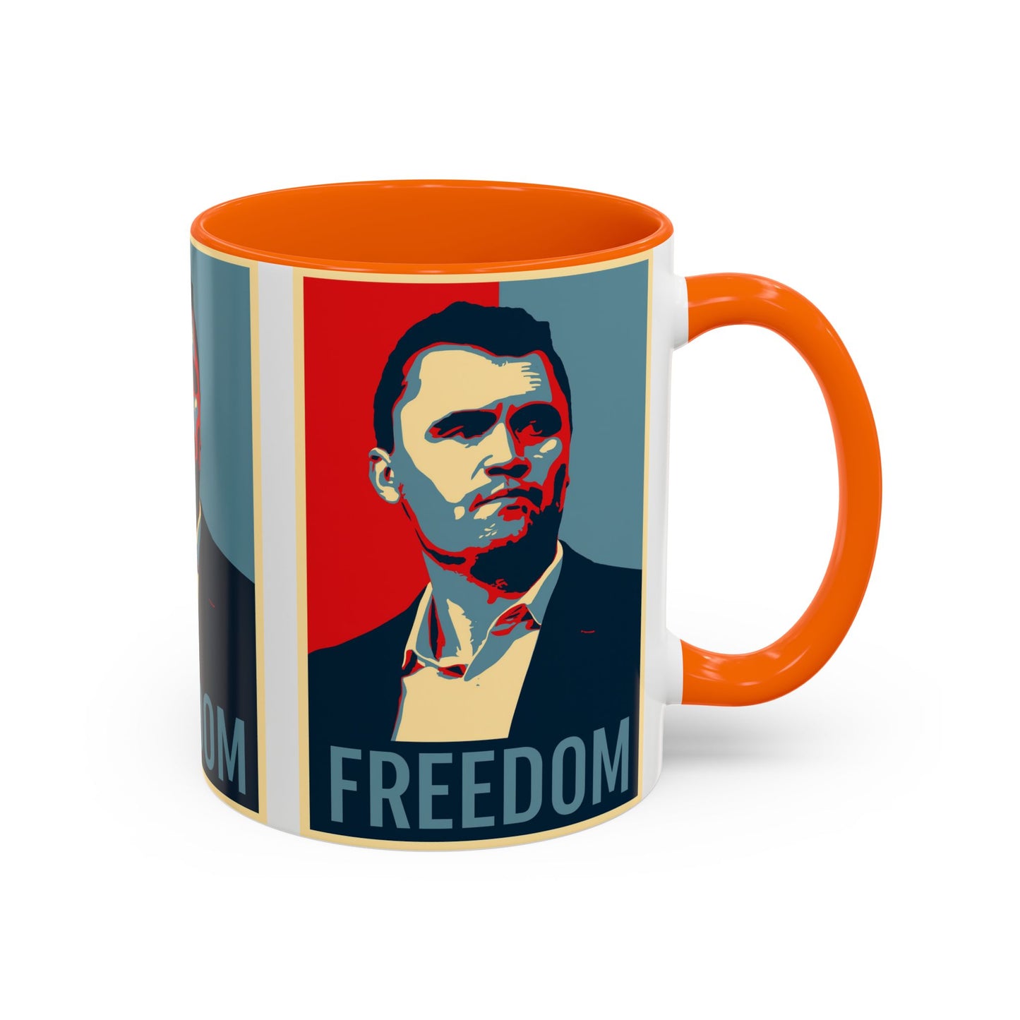 Charlie Kirk Hope Freedom Mug