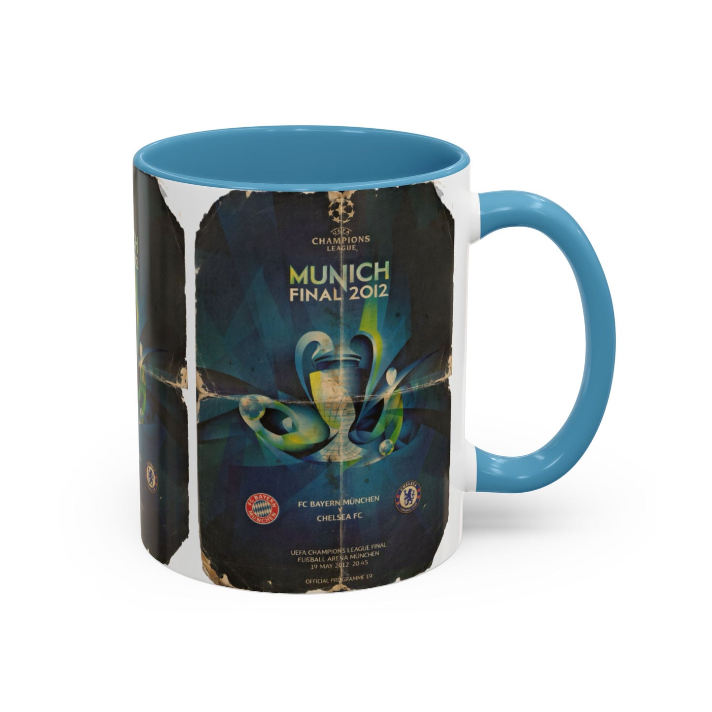 2012 UCL Chelsea Bayern Munich Final Poster Accent Coffee Mug (11, 15oz)