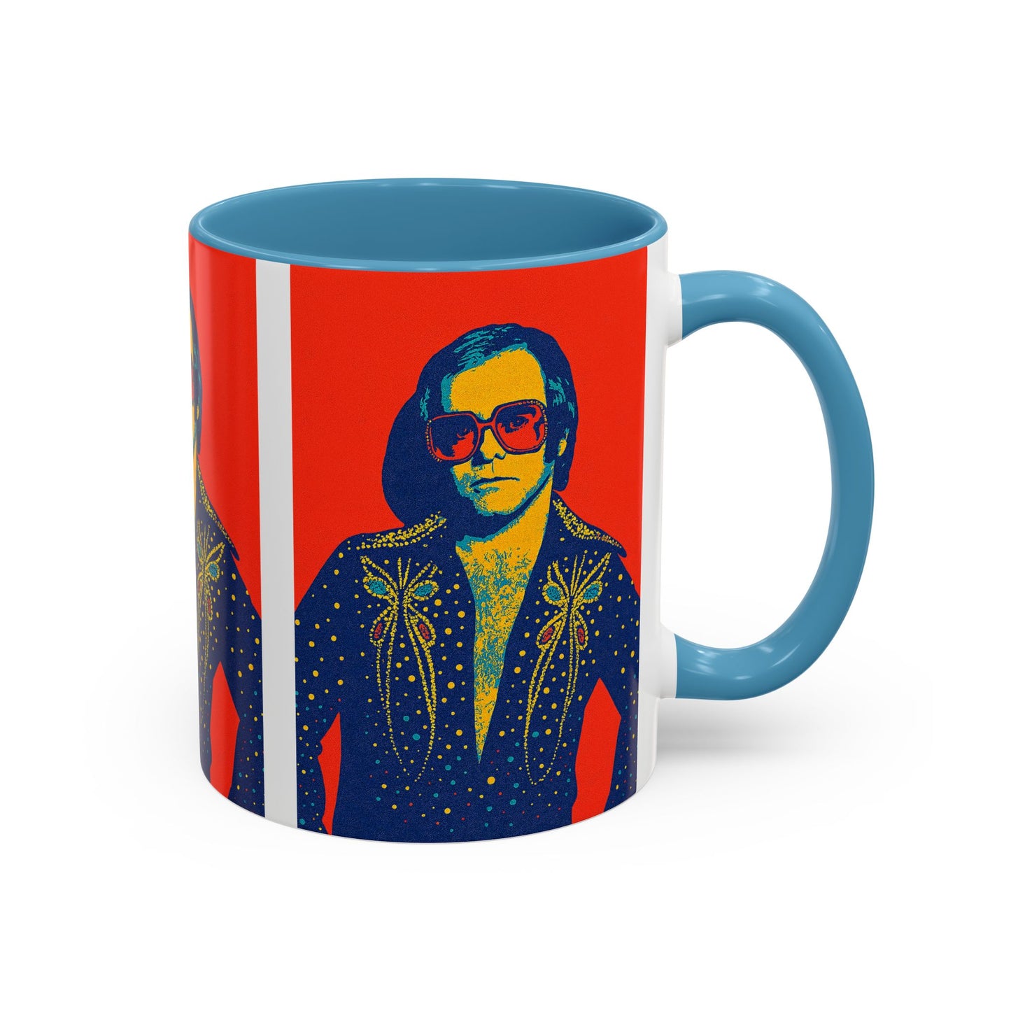 E. John Pop Art Mug