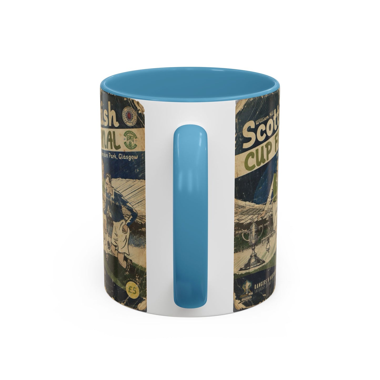 2016 Scottish Challenge Cup Final Hibernian Rangers Programme Poster Accent Coffee Mug (11, 15oz)