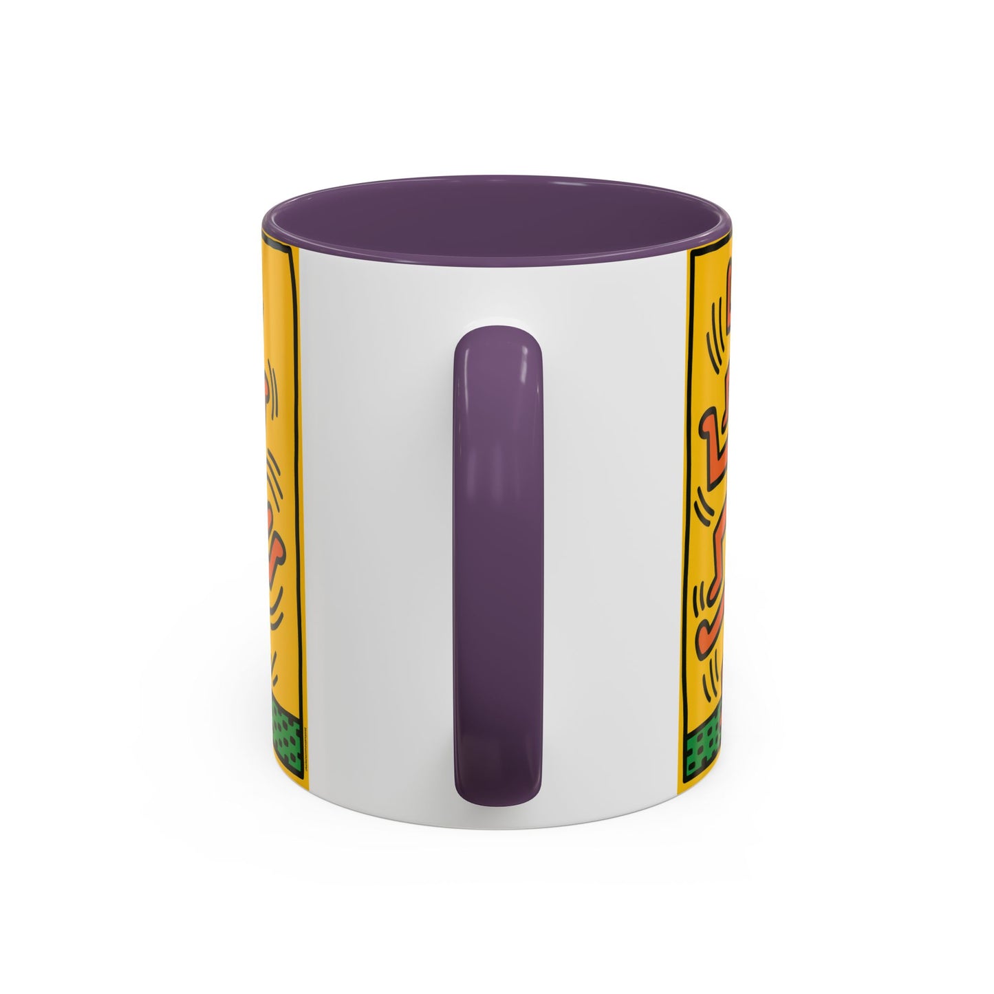 Keith Haring Plate No. 1 (from the Growing suite) Orange Mug