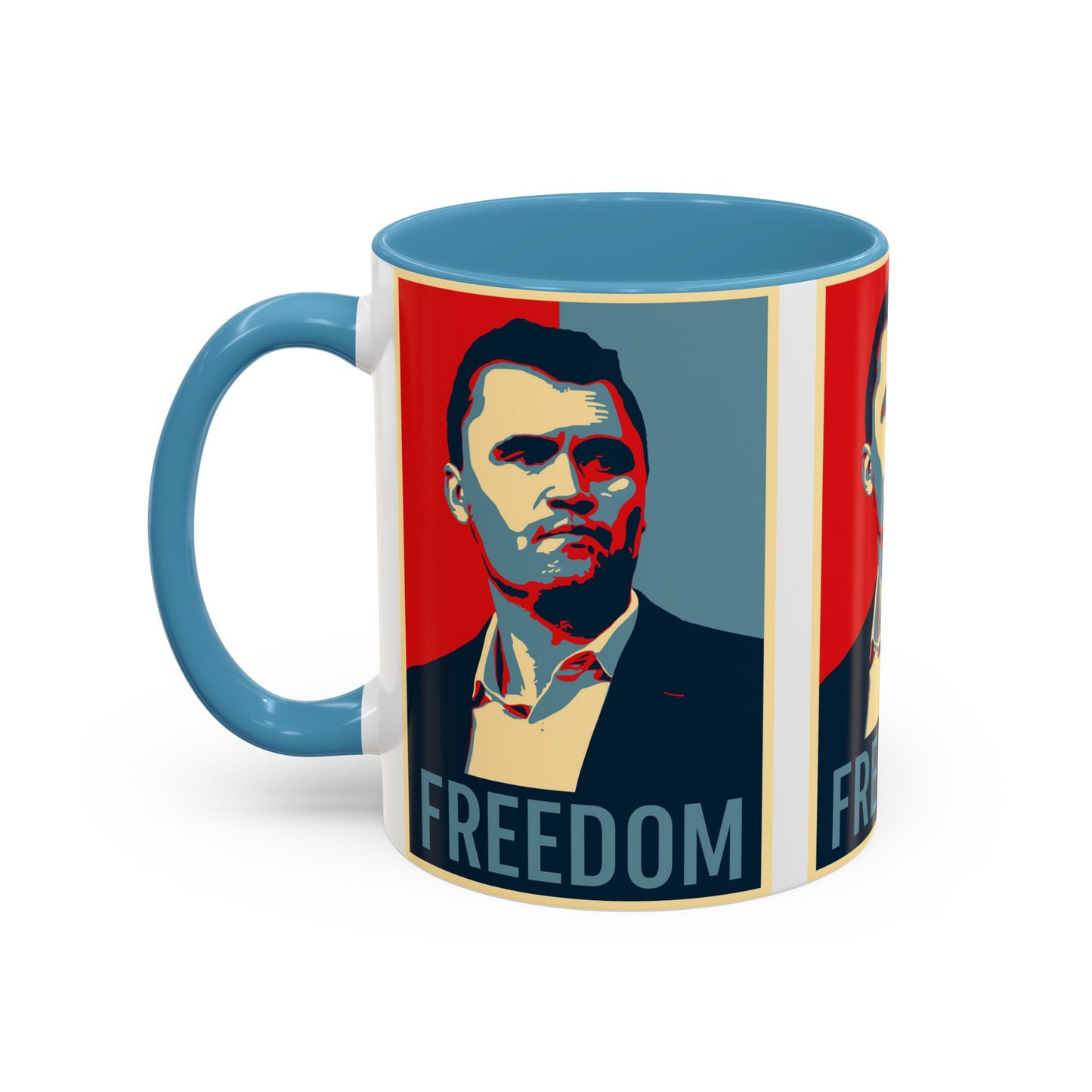 Charlie Kirk Hope Freedom Mug