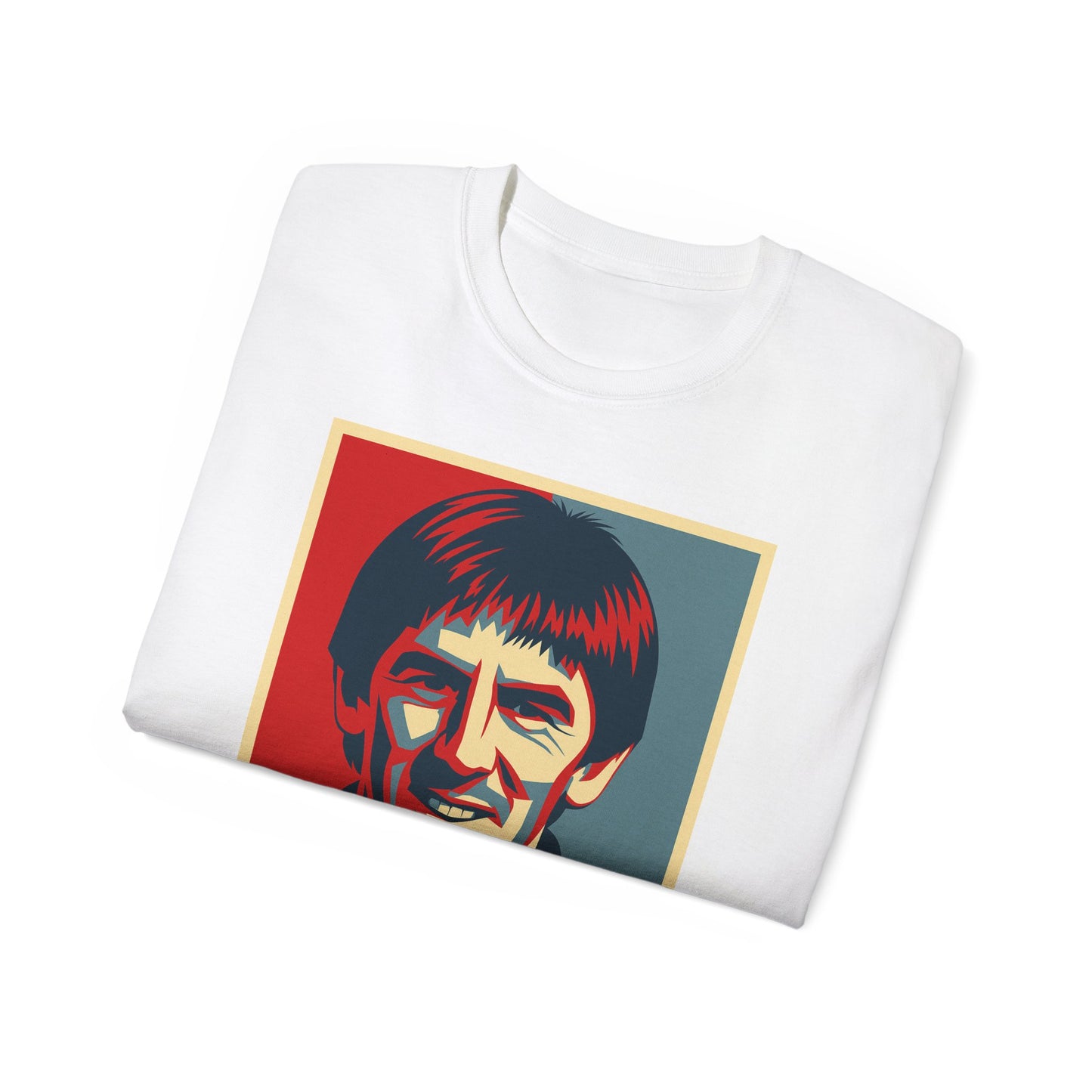 Peter Beardsley Hope Poster T-Shirt - Newcastle United