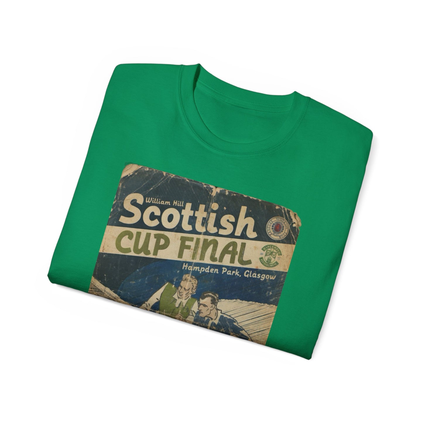 2016 Scottish Challenge Cup Final Hibernian Rangers Programme Poster Unisex Ultra Cotton Tee