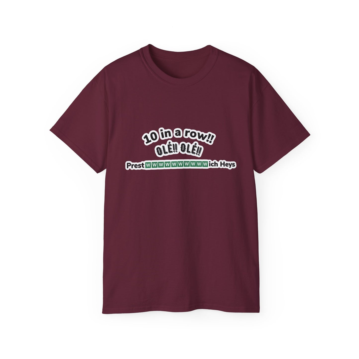 Prestwwwwwwwwwwich Heys Unisex Ultra Cotton Tee