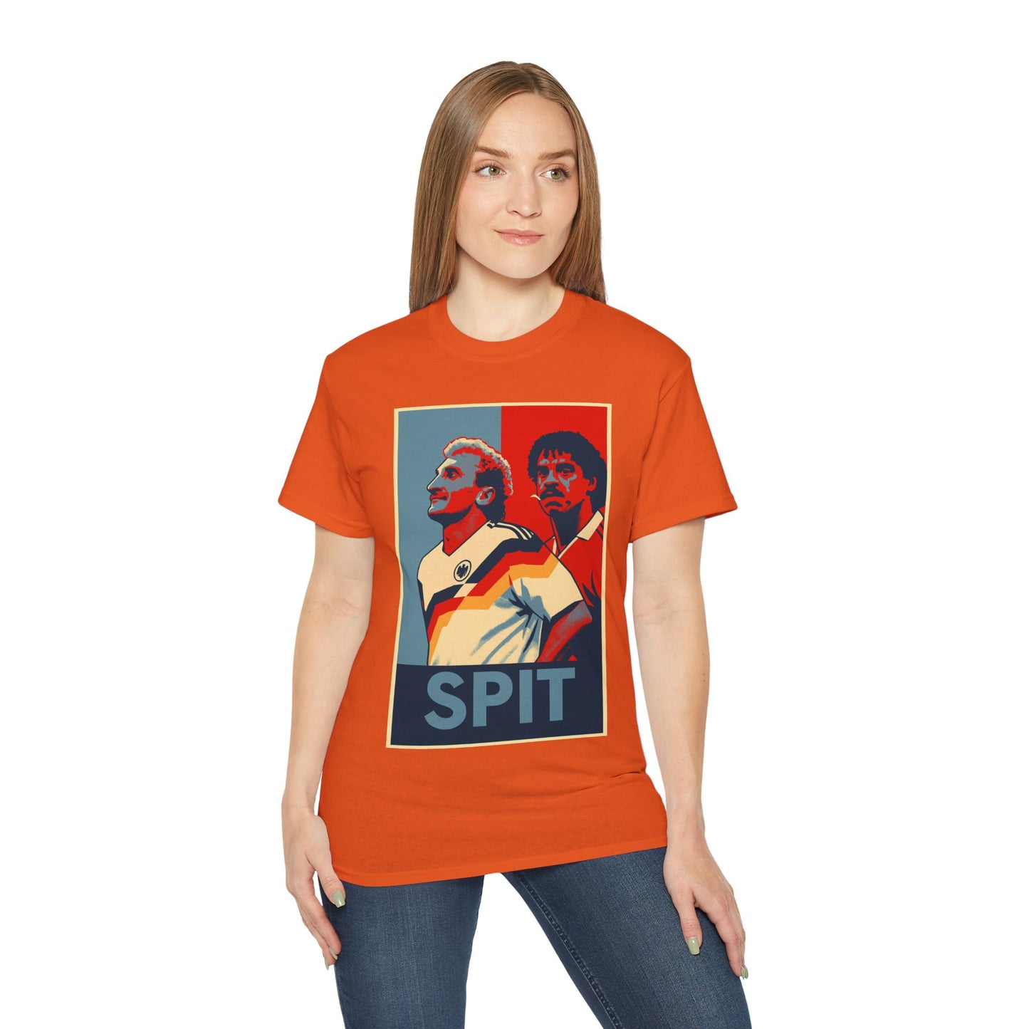 Rudy Voller and Frank Rijkaard Italia 90 Hope Poster T-shirt - Spit