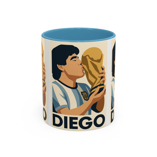 Diego Maradona Kiss Mug - Argentina