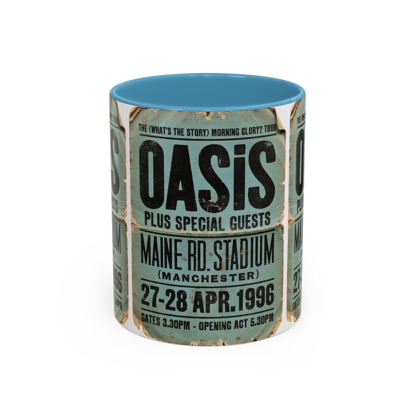 Oasis Maine Road 1996 Poster Coffee Mug (11, 15oz)