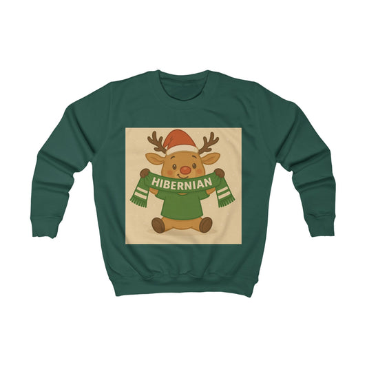 Children’s Hibernian Reindeer Christmas Jumper