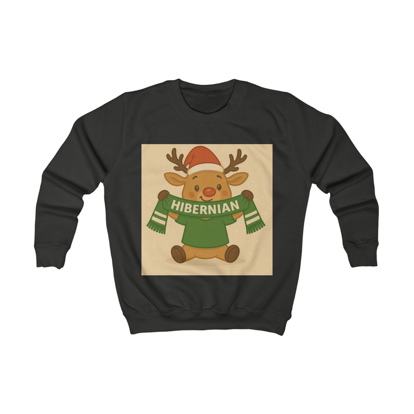Children’s Hibernian Reindeer Christmas Jumper