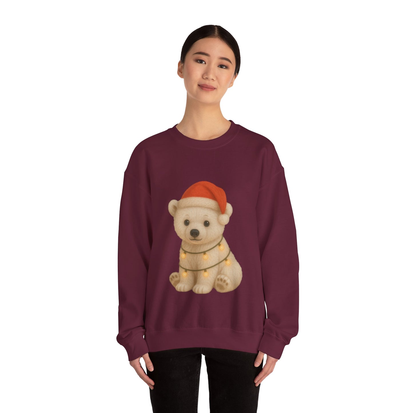 Cozy Christmas Polar Bear Sweatshirt