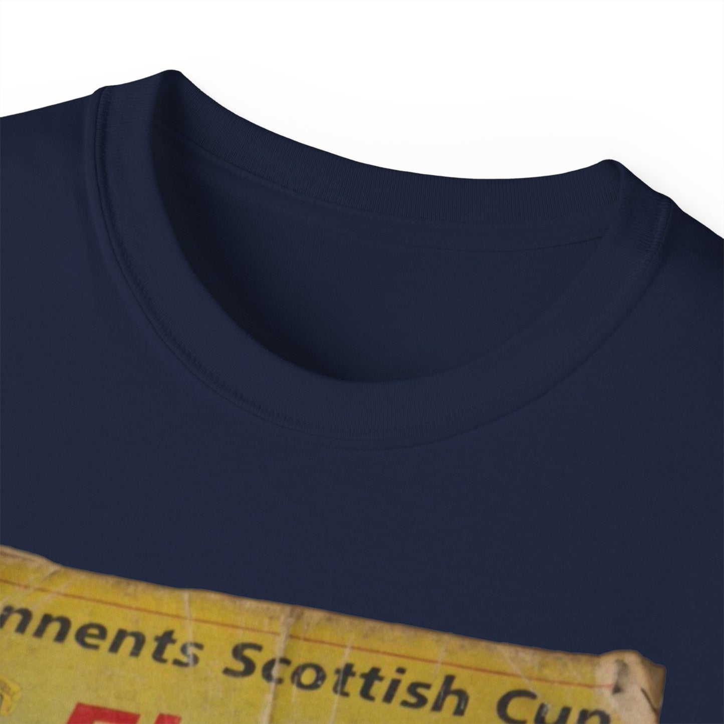 1997 Scottish Challenge Cup Final Programme Poster Unisex Ultra Cotton Tee