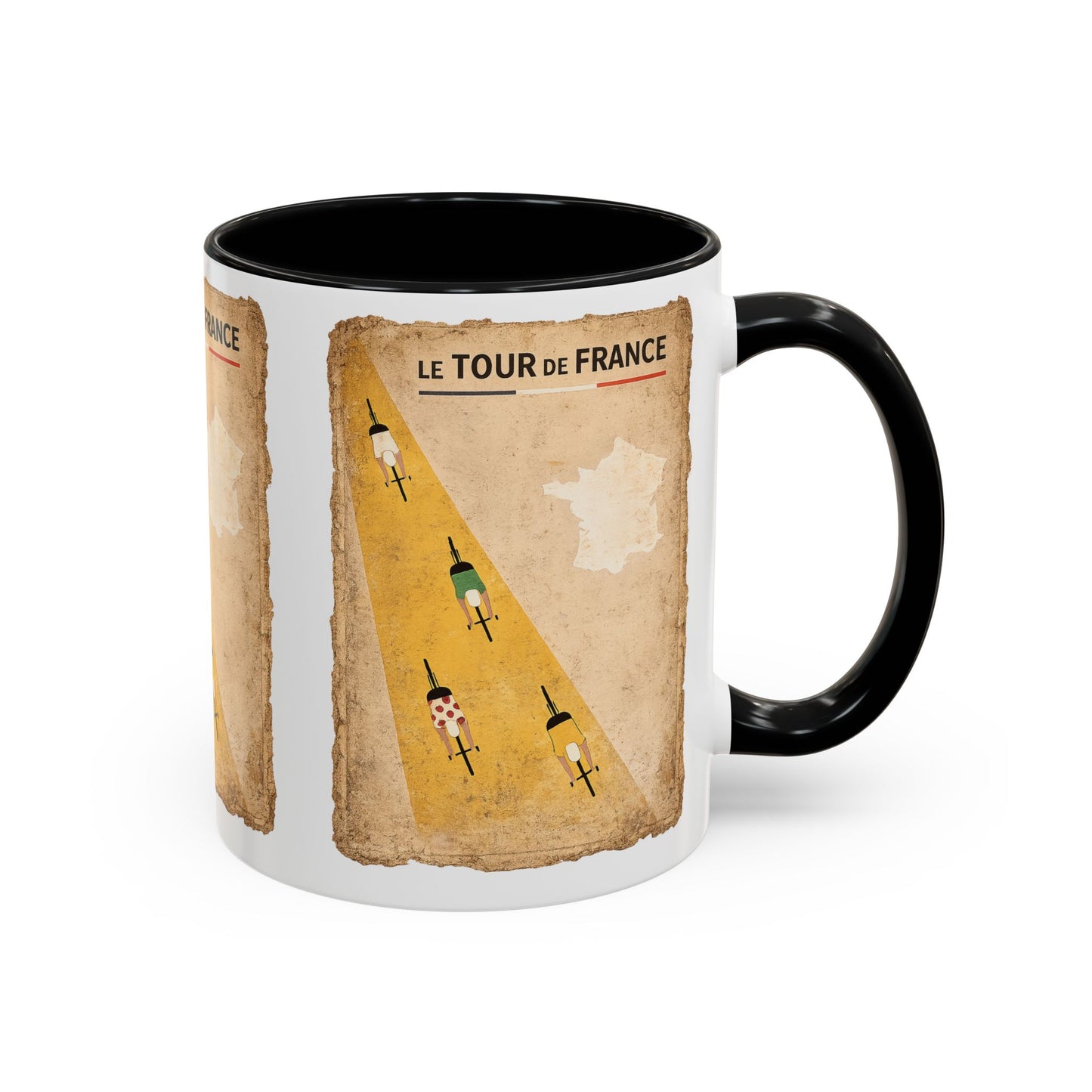Tour de France Road Accent Coffee Mug (11, 15oz)