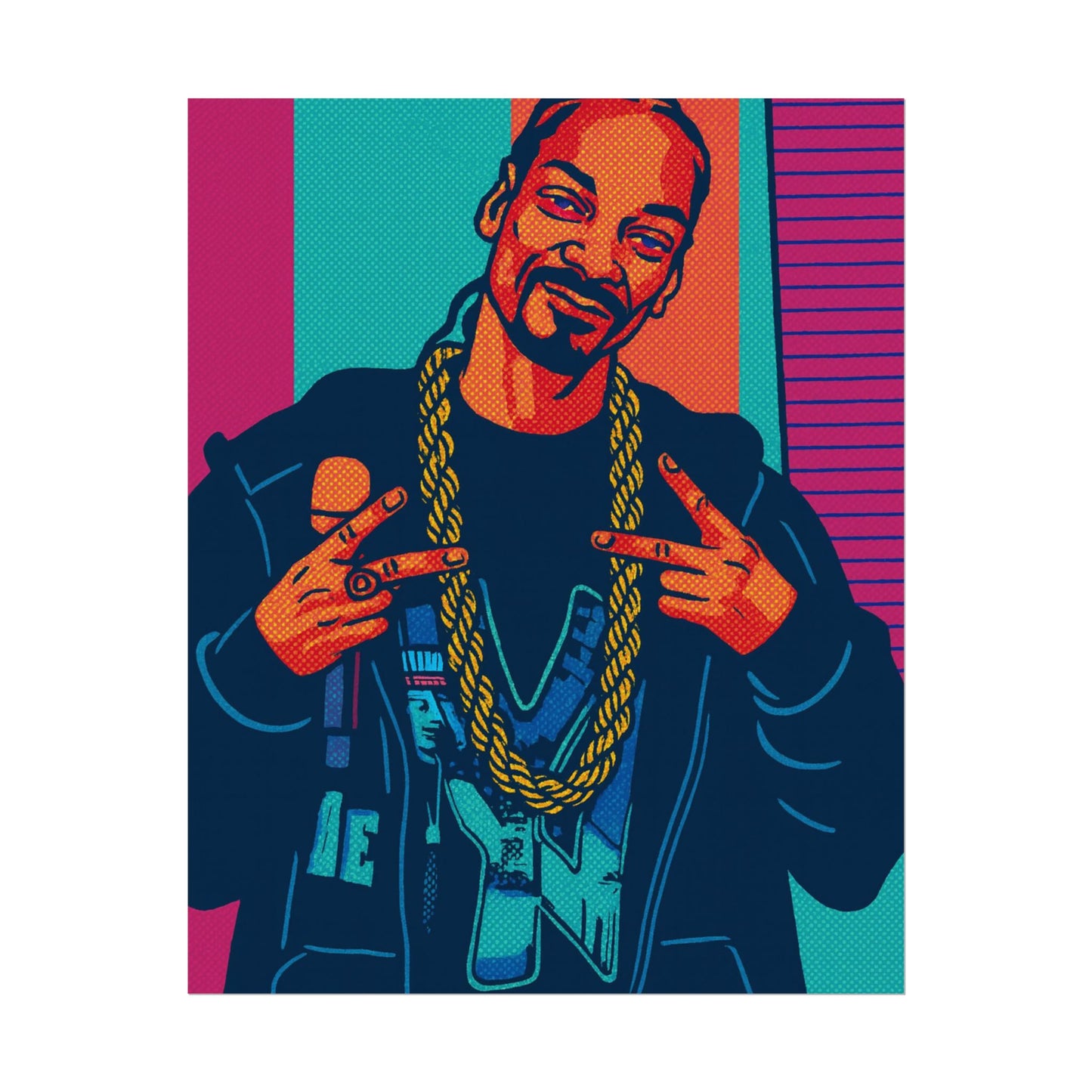 Snoop Dogg Pop Art Poster