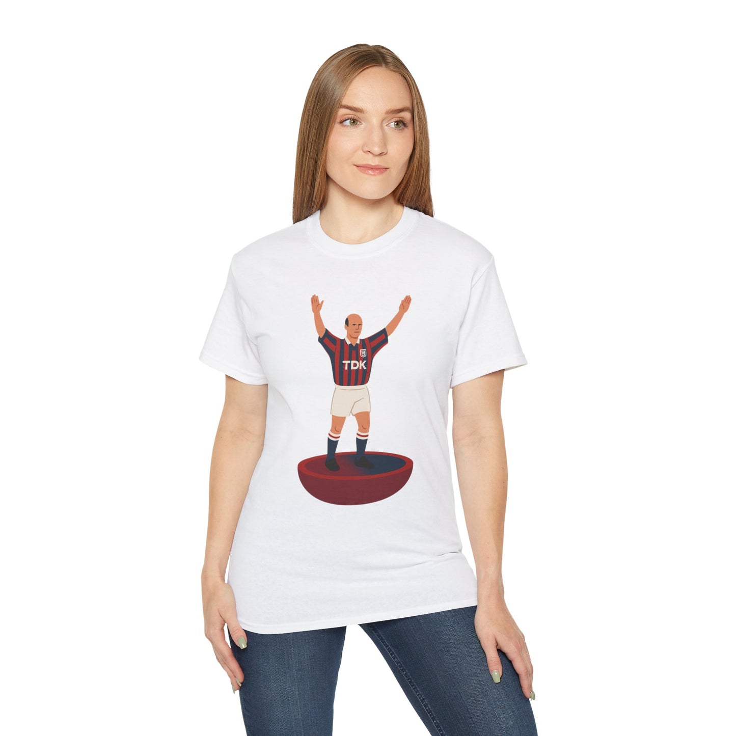 Attilio Lombardo Cartoon Subbuteo T-Shirt - Crystal Palace