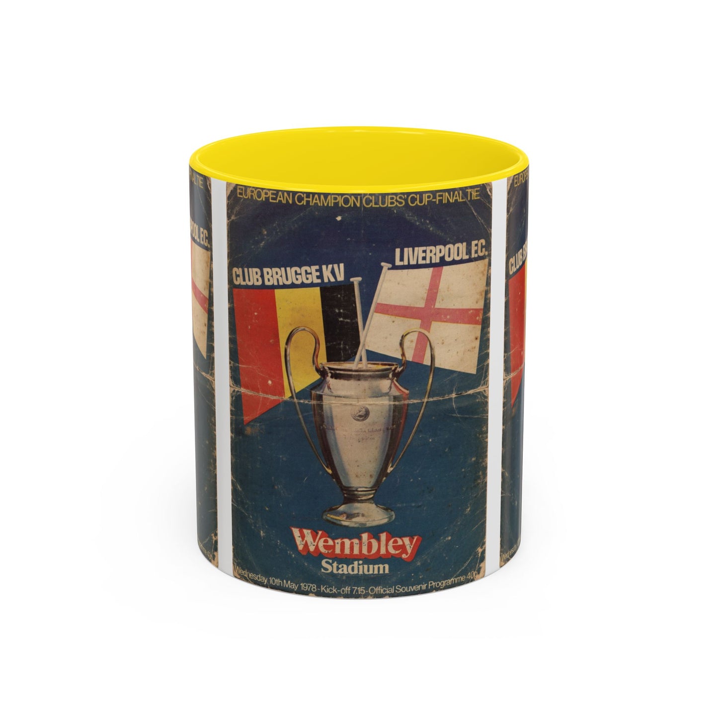 1978 European Cup Final Liverpool Brugge Poster Coffee Mug (11, 15oz)