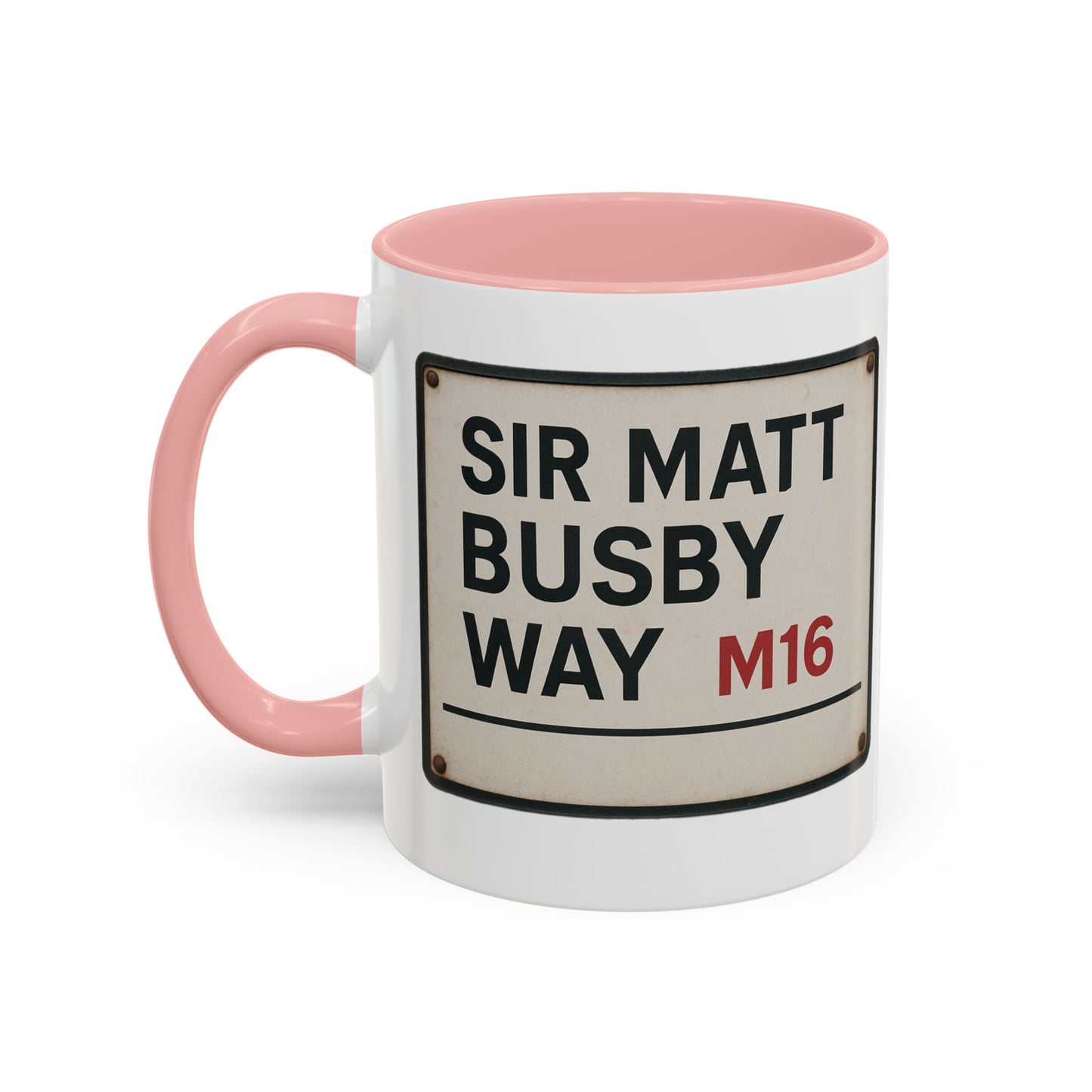 Sir Matt Busby Way Manchester United Mug